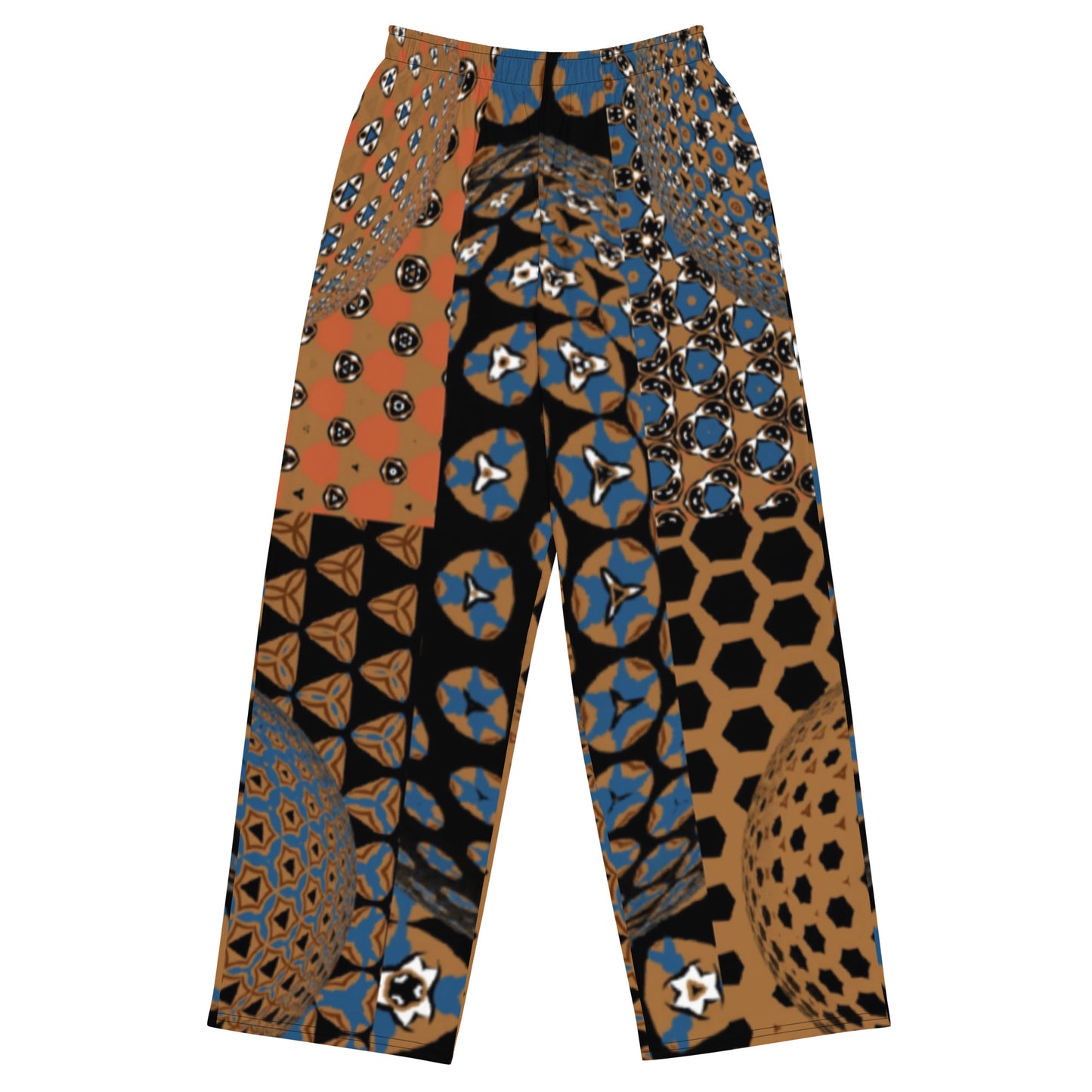 All-over print unisex wide-leg pants