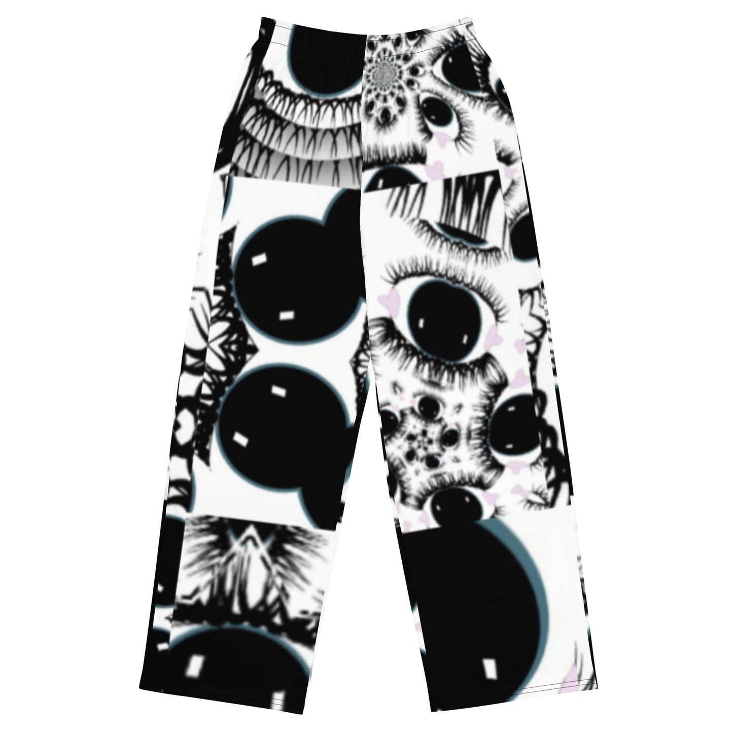 All-over print unisex wide-leg pants