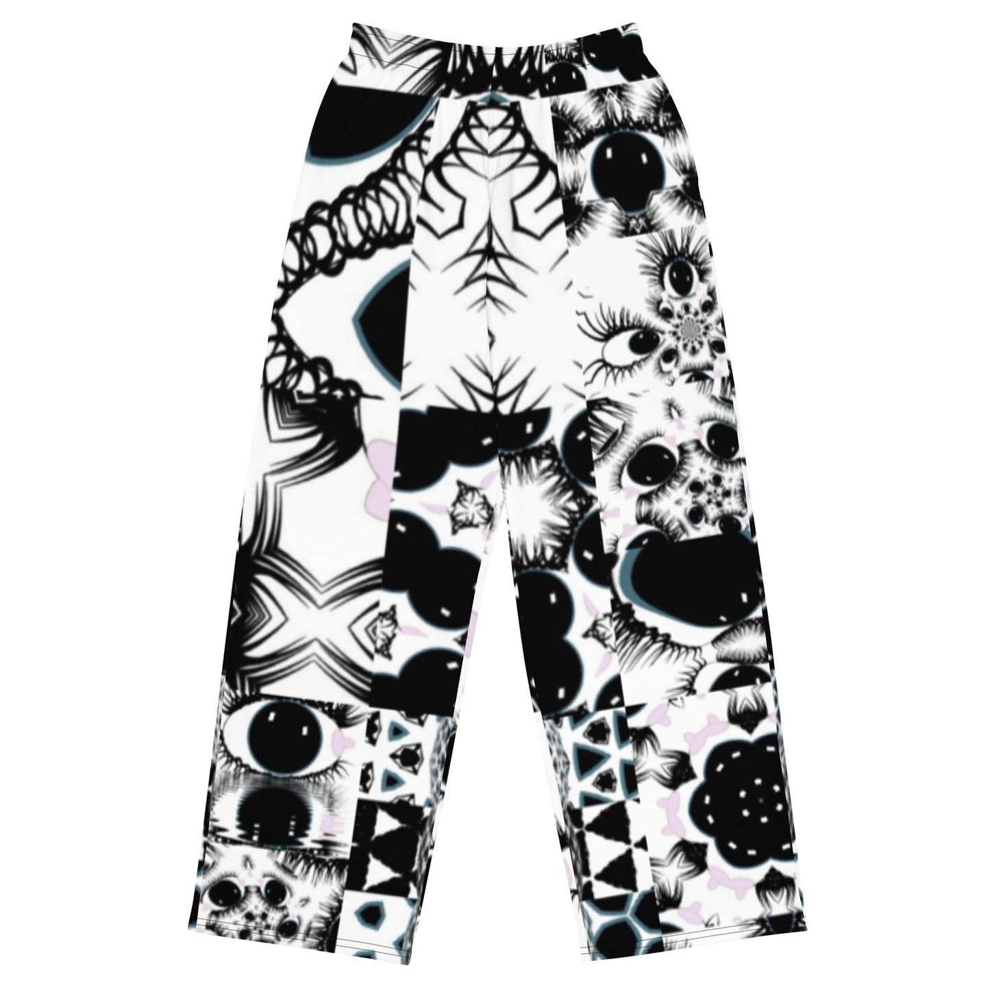 All-over print unisex wide-leg pants