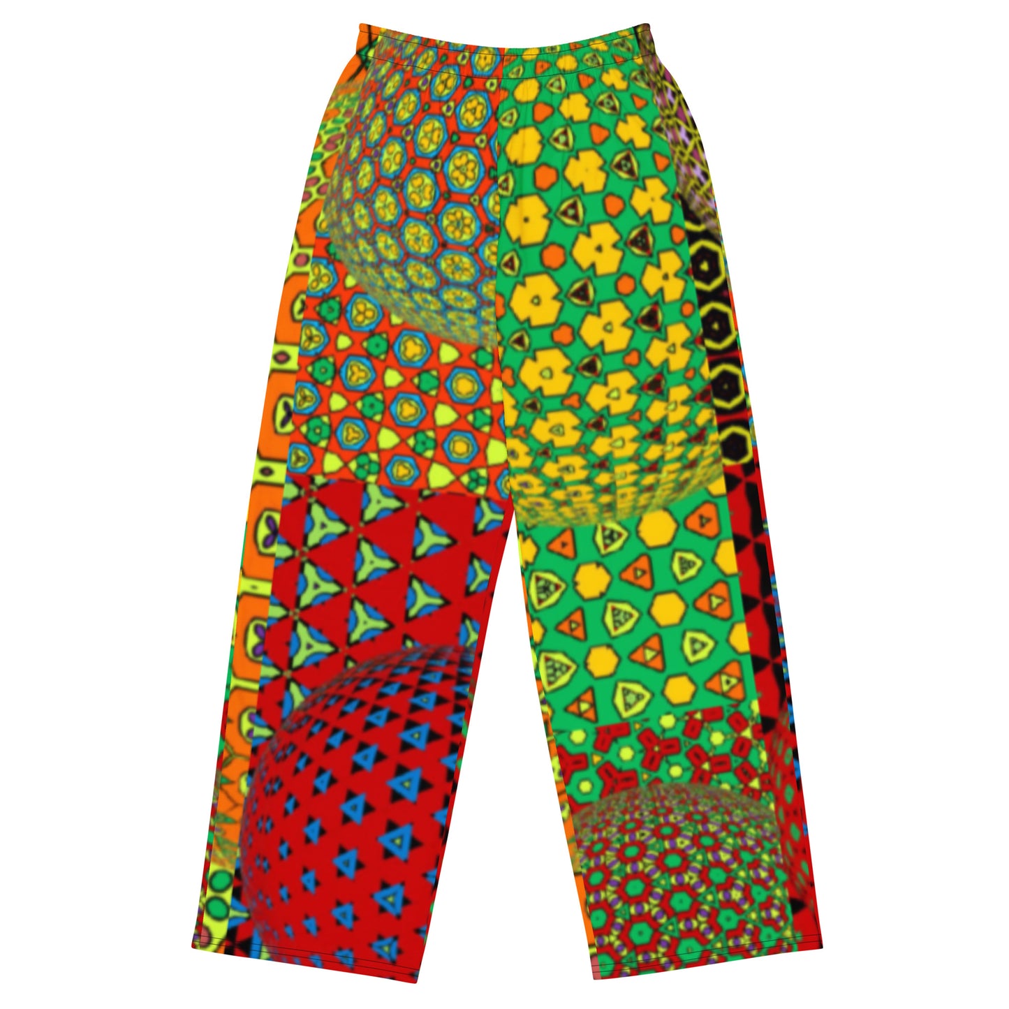 All-over print unisex wide-leg pants