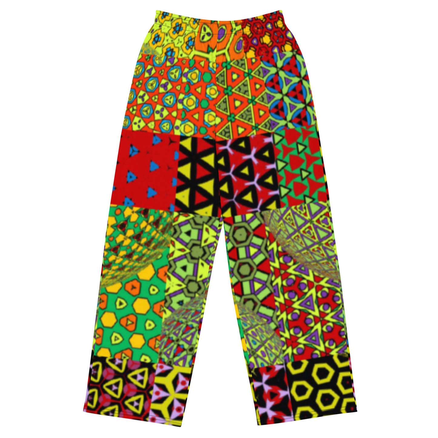 All-over print unisex wide-leg pants