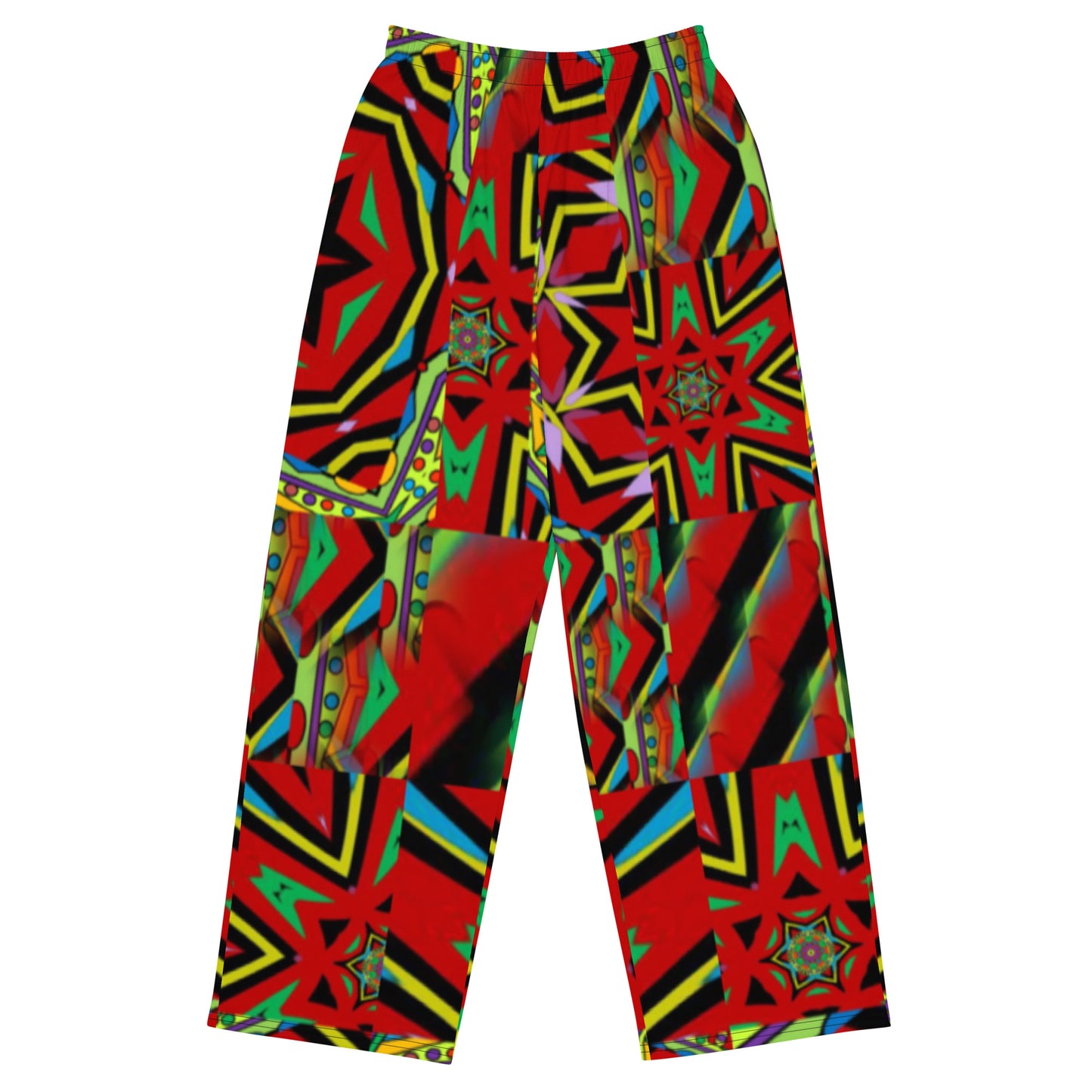 All-over print unisex wide-leg pants