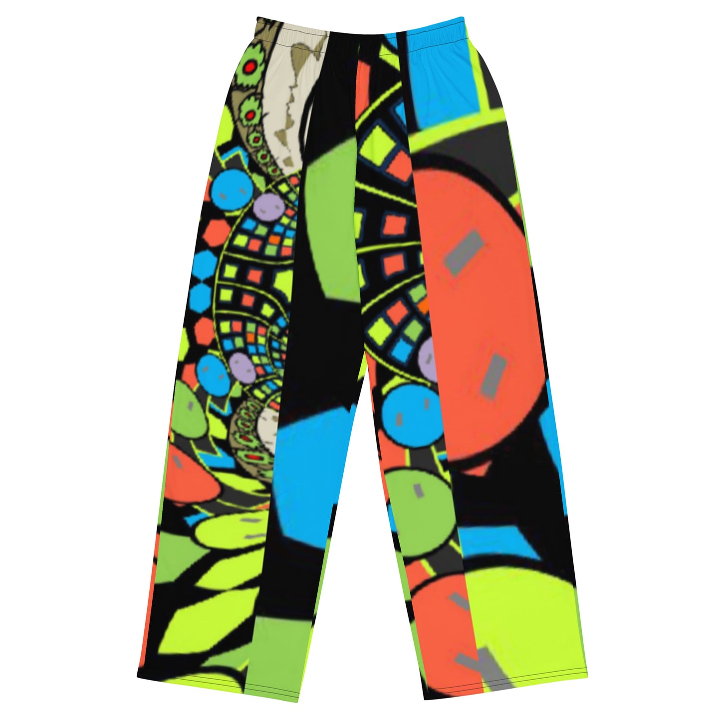 All-over print unisex wide-leg pants