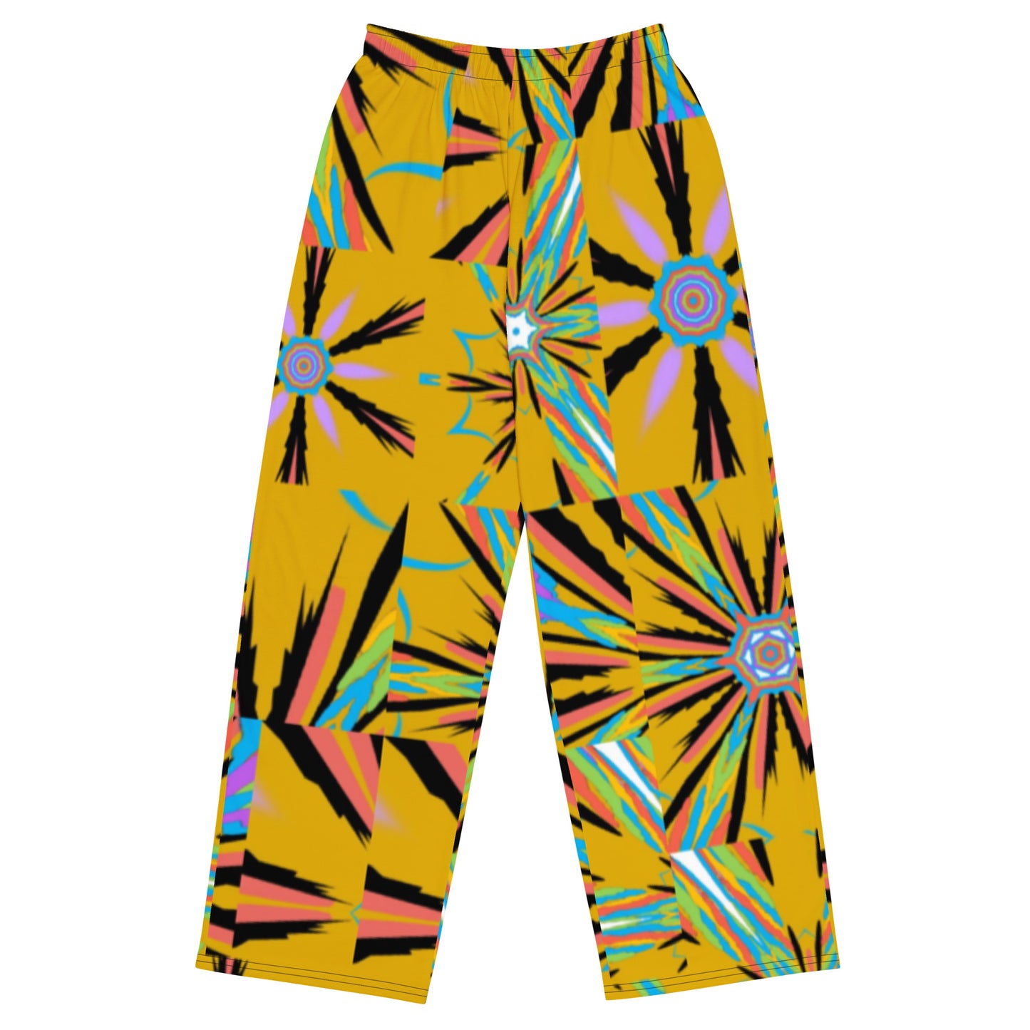 All-over print unisex wide-leg pants