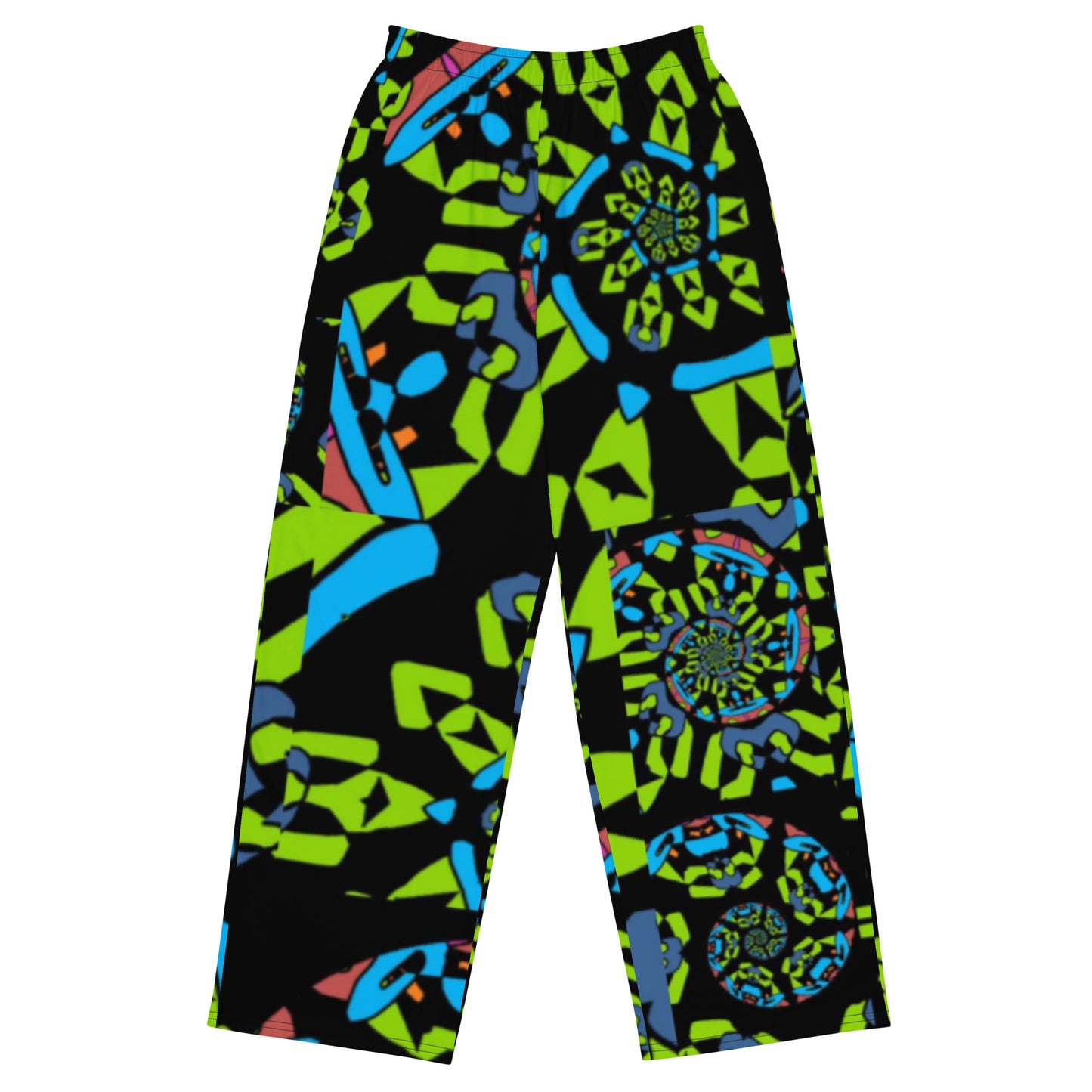 All-over print unisex wide-leg pants