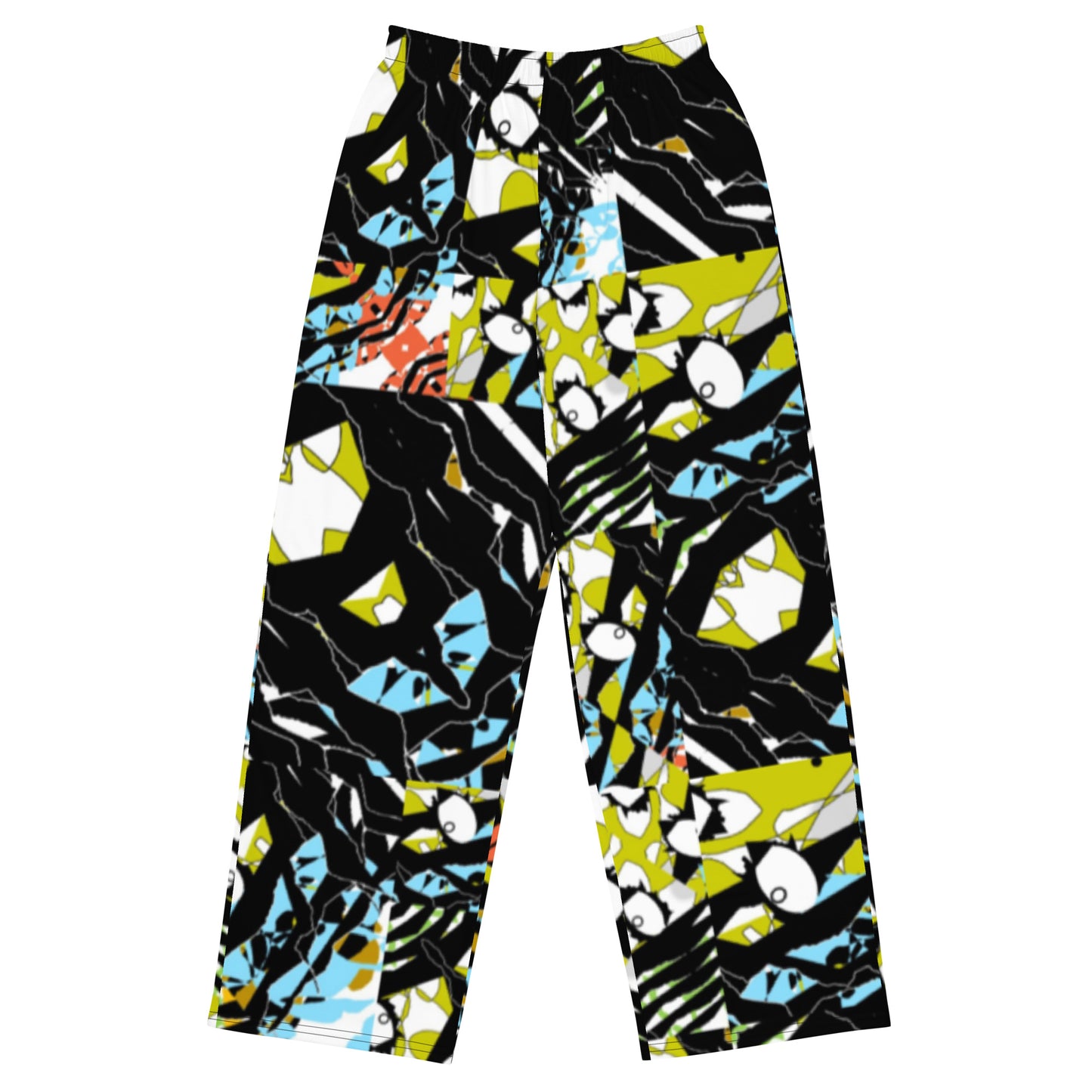 All-over print unisex wide-leg pants