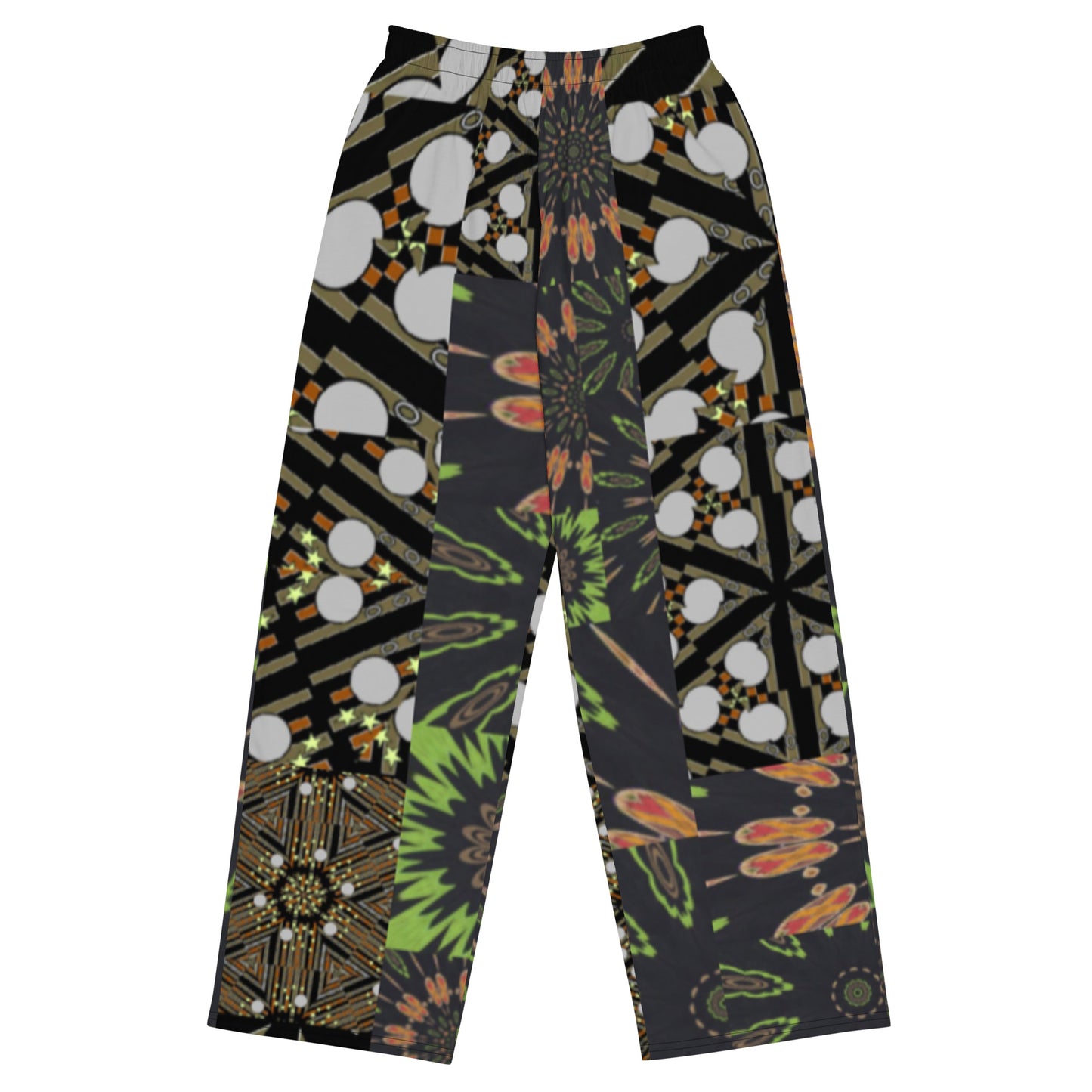 All-over print unisex wide-leg pants