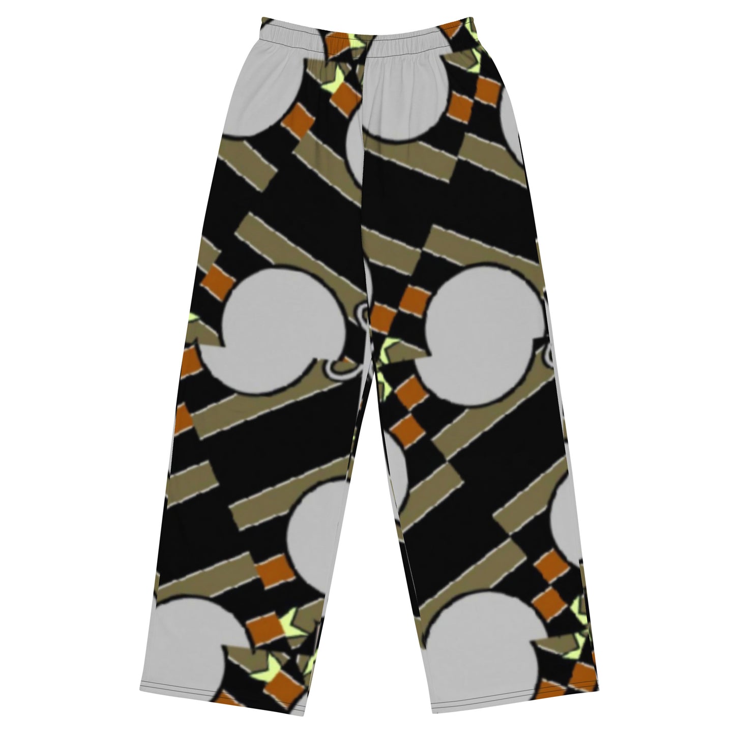 All-over print unisex wide-leg pants