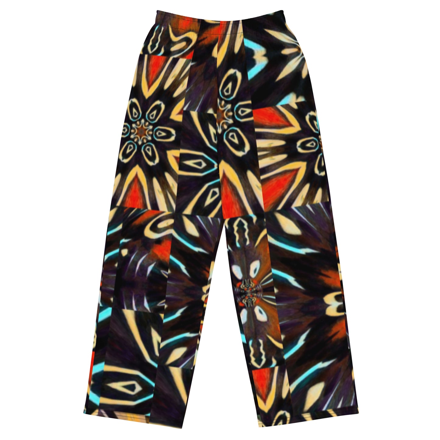 All-over print unisex wide-leg pants