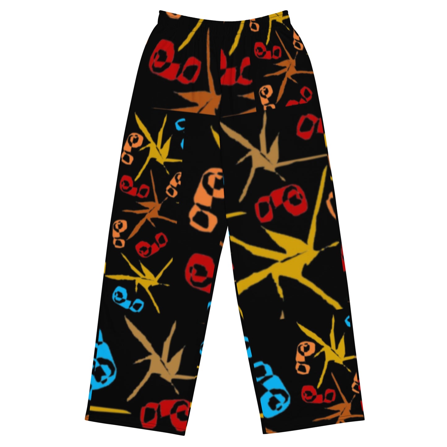 All-over print unisex wide-leg pants