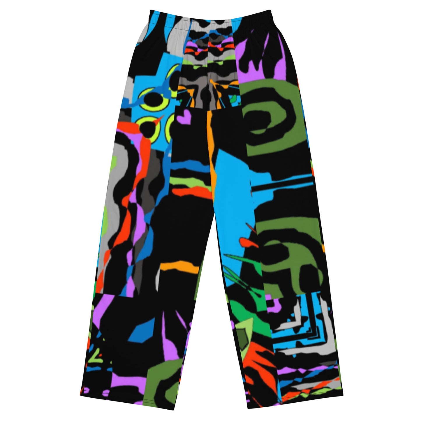 All-over print unisex wide-leg pants