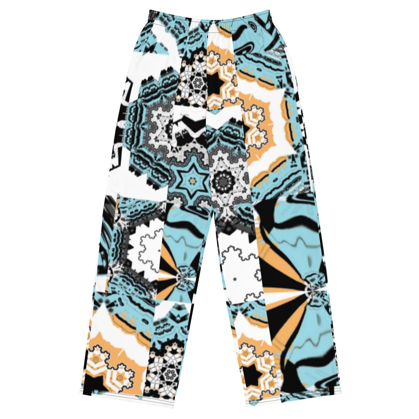 All-over print unisex wide-leg pants