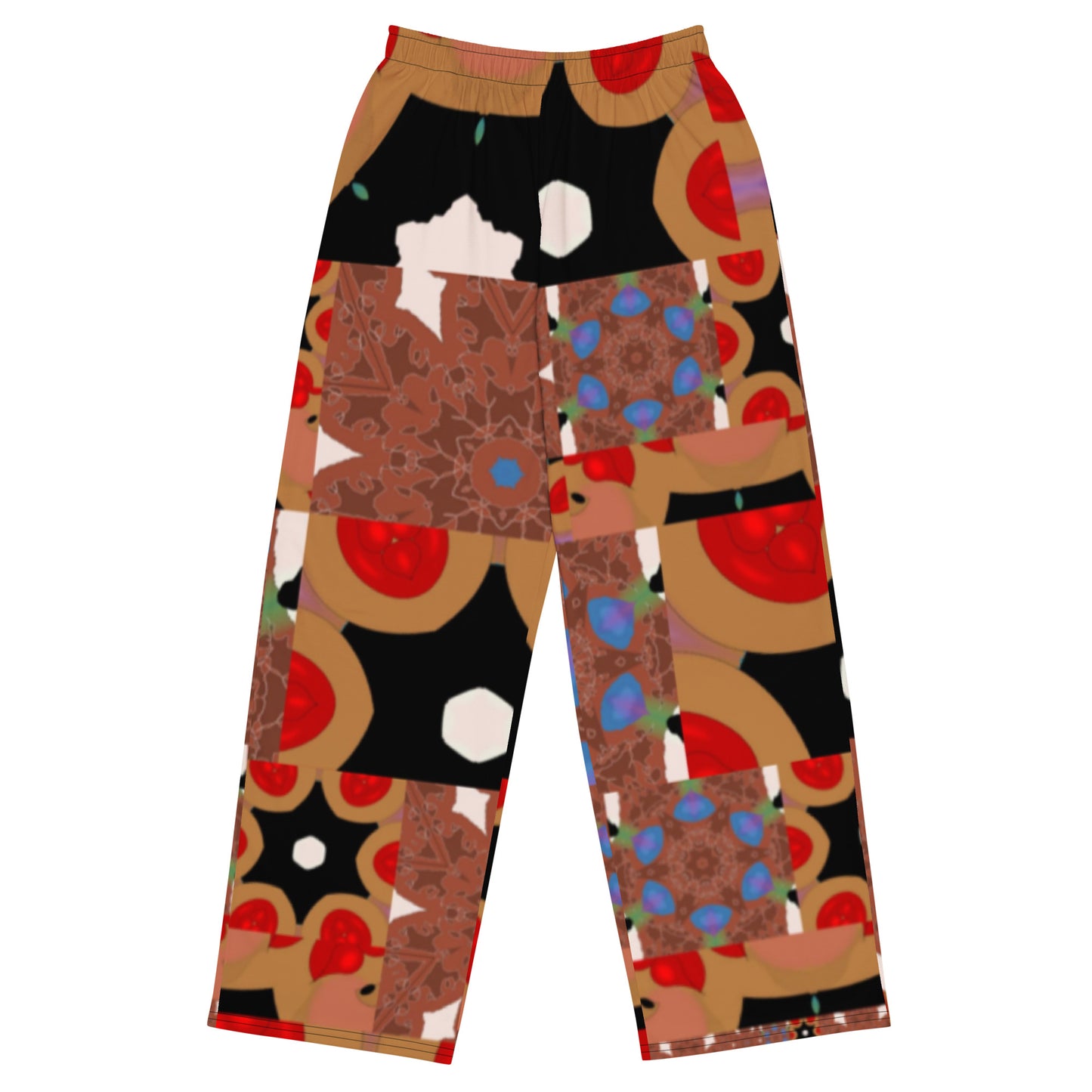 All-over print unisex wide-leg pants