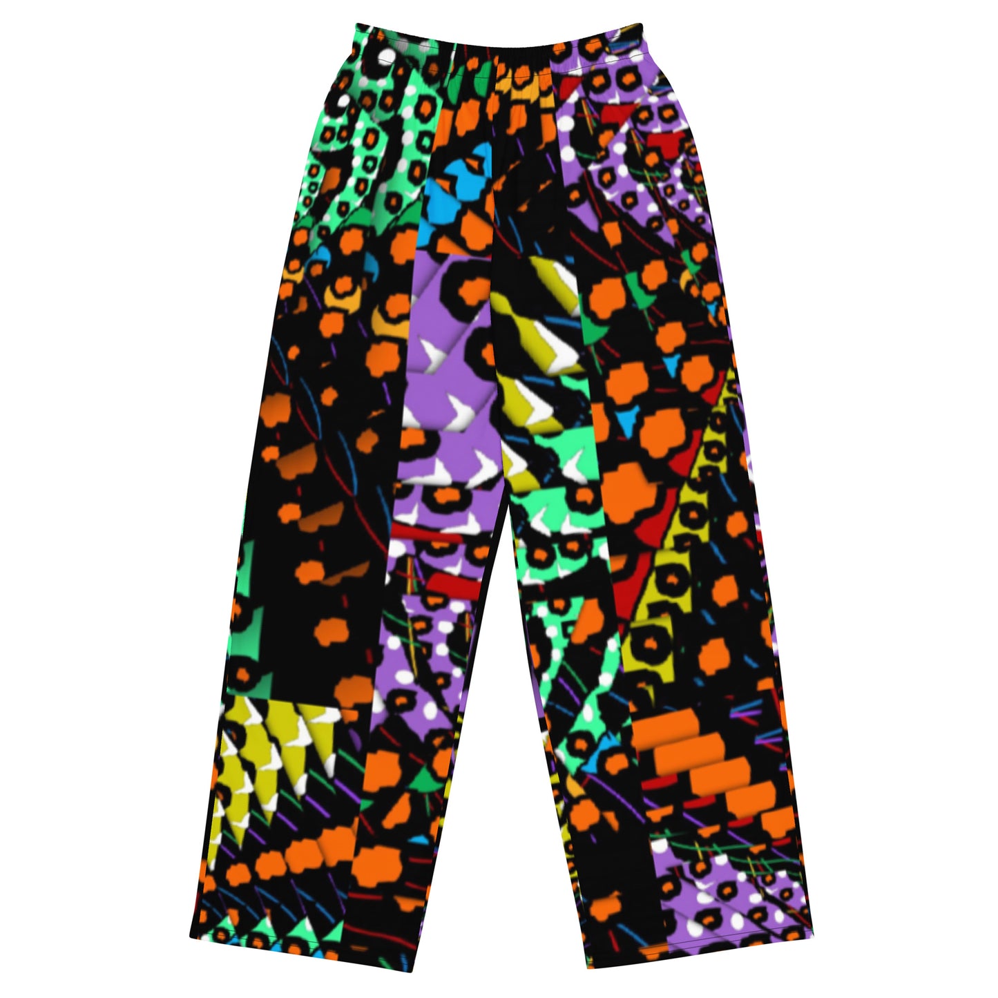 All-over print unisex wide-leg pants