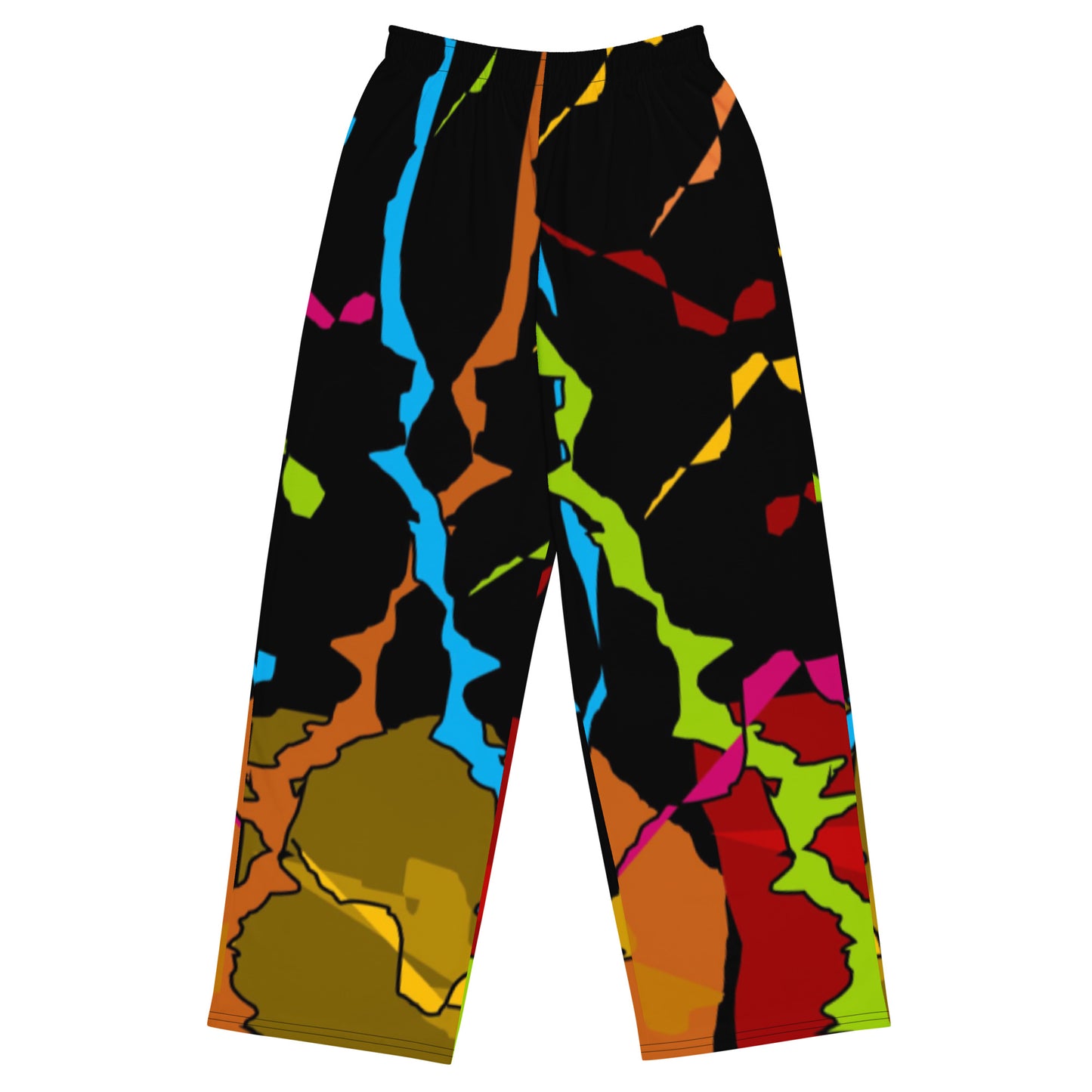 All-over print unisex wide-leg pants