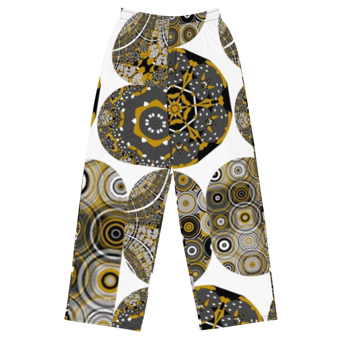 All-over print unisex wide-leg pants