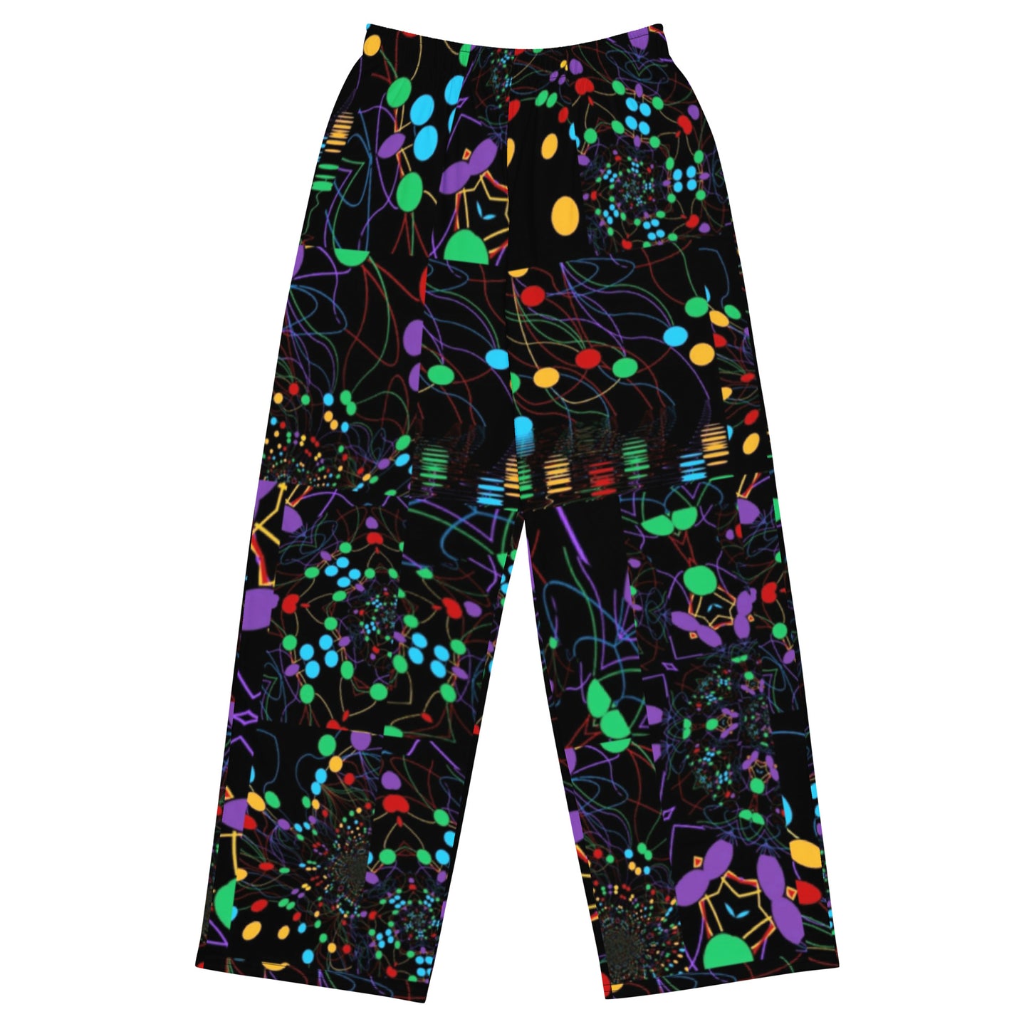 All-over print unisex wide-leg pants