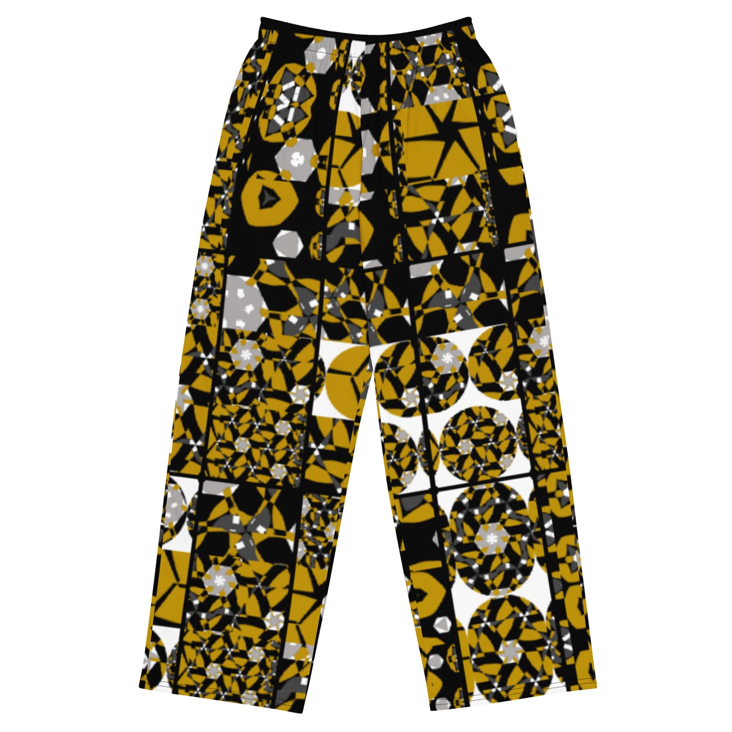 All-over print unisex wide-leg pants