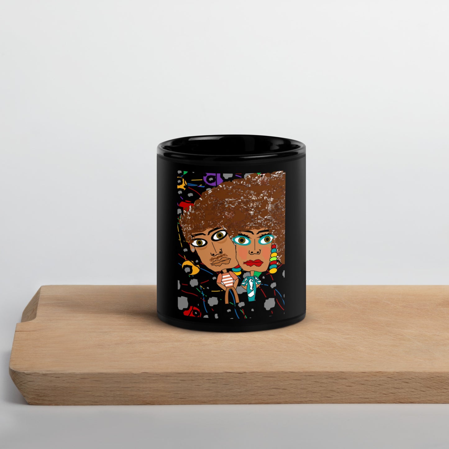 Black Glossy Mug