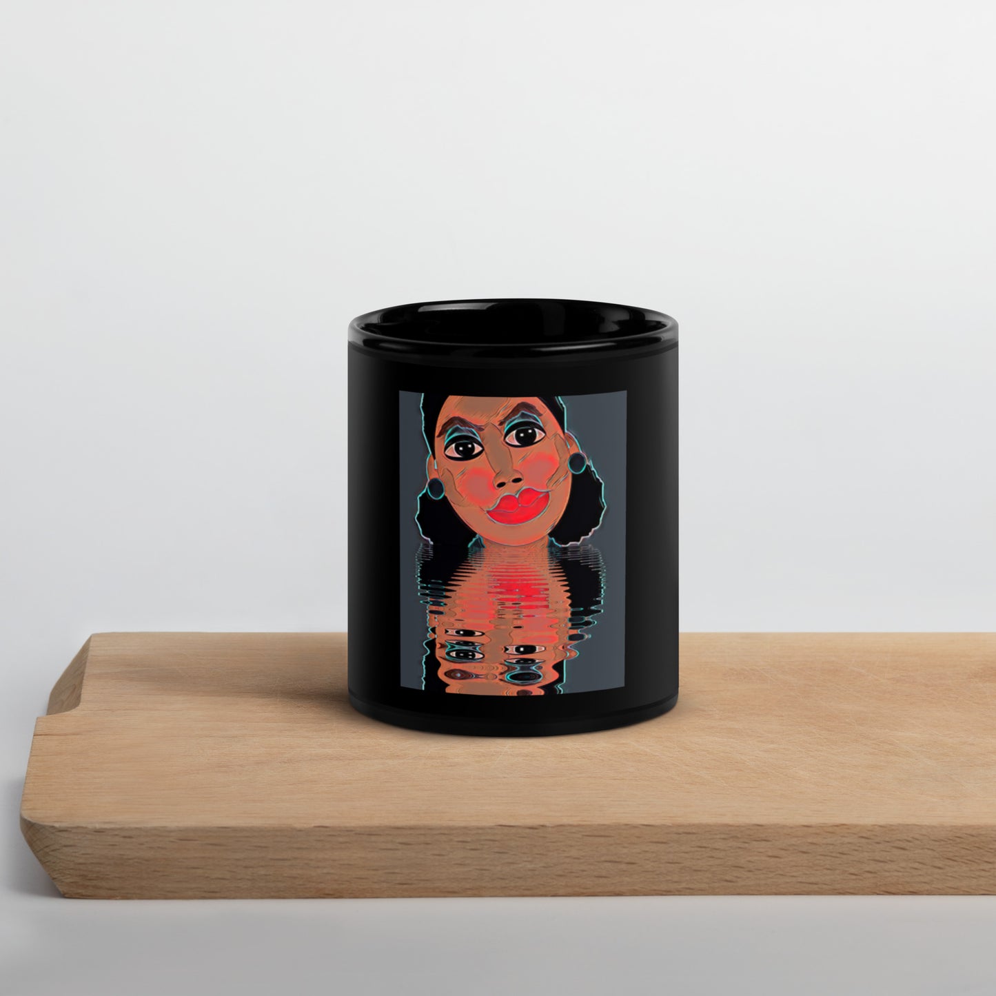 Black Glossy Mug