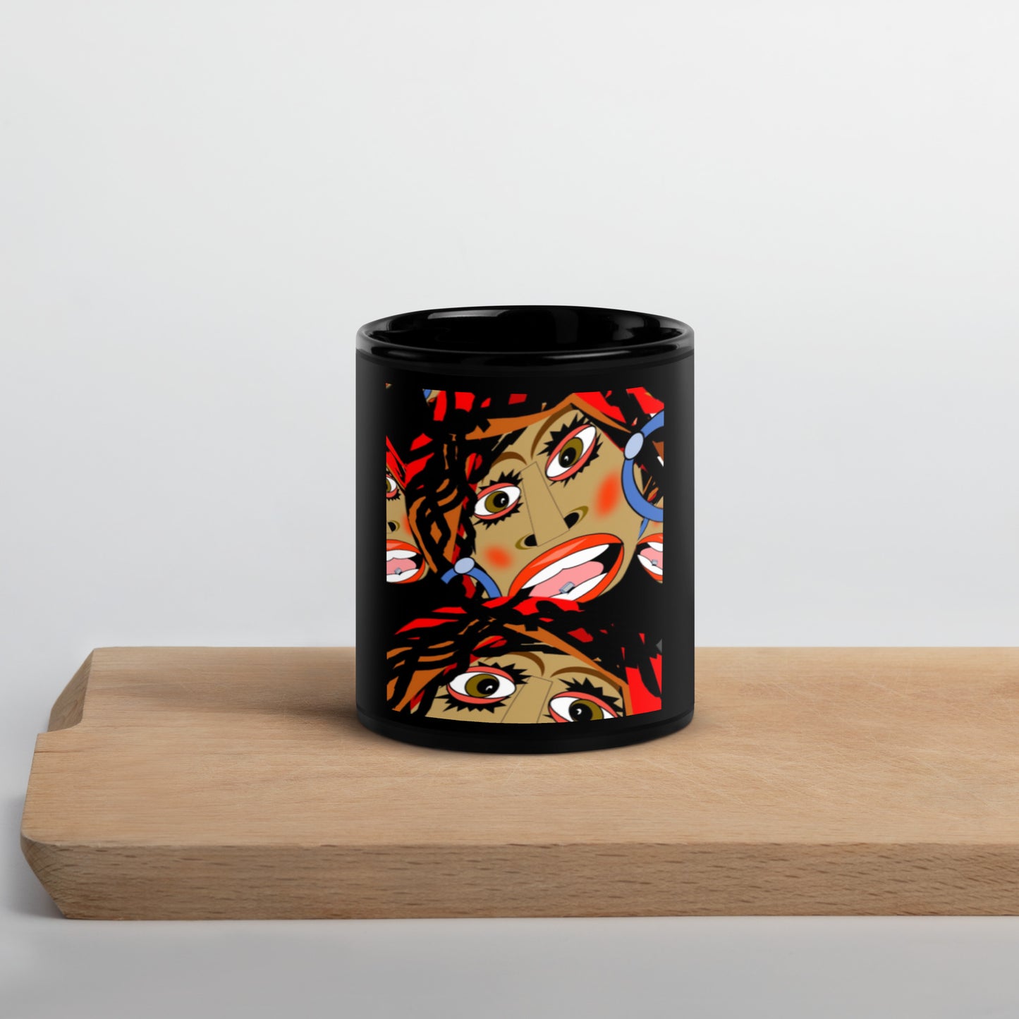 Black Glossy Mug