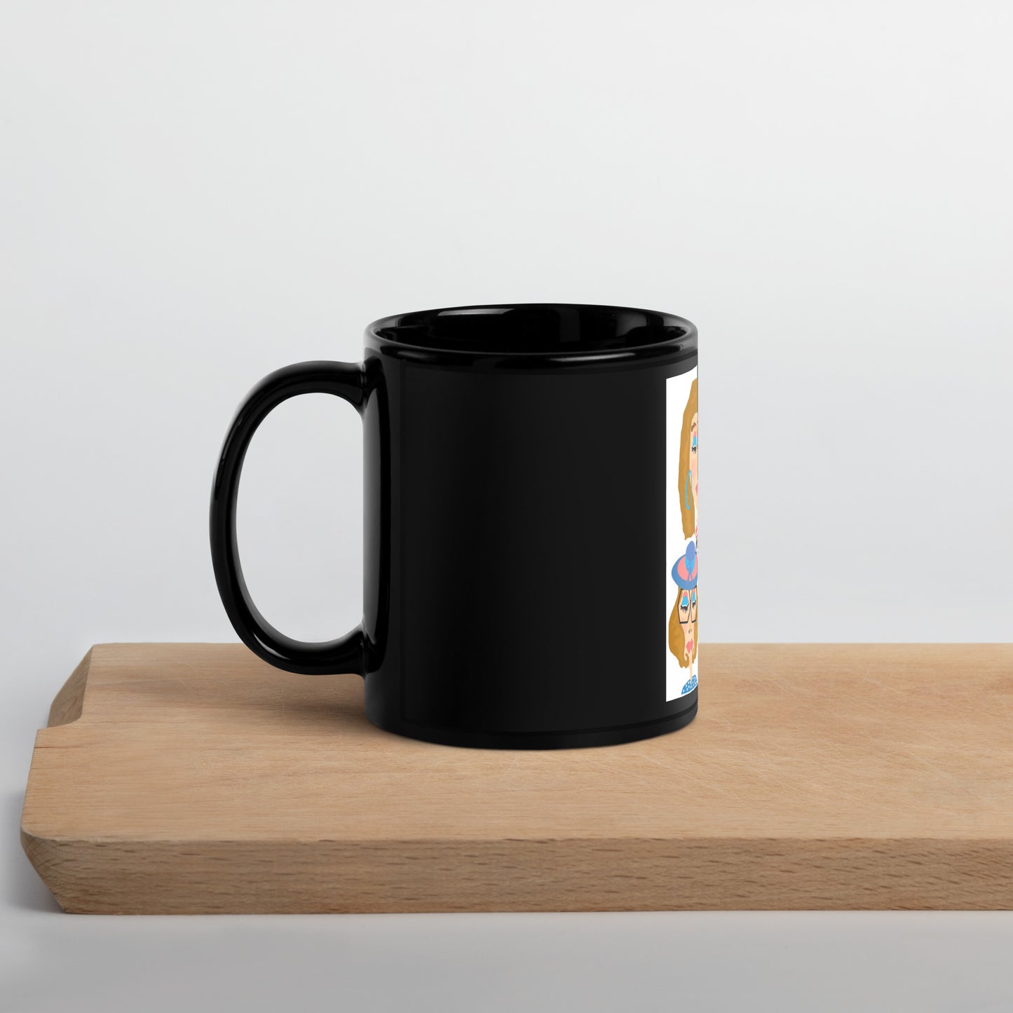 Black Glossy Mug (mbmd2)