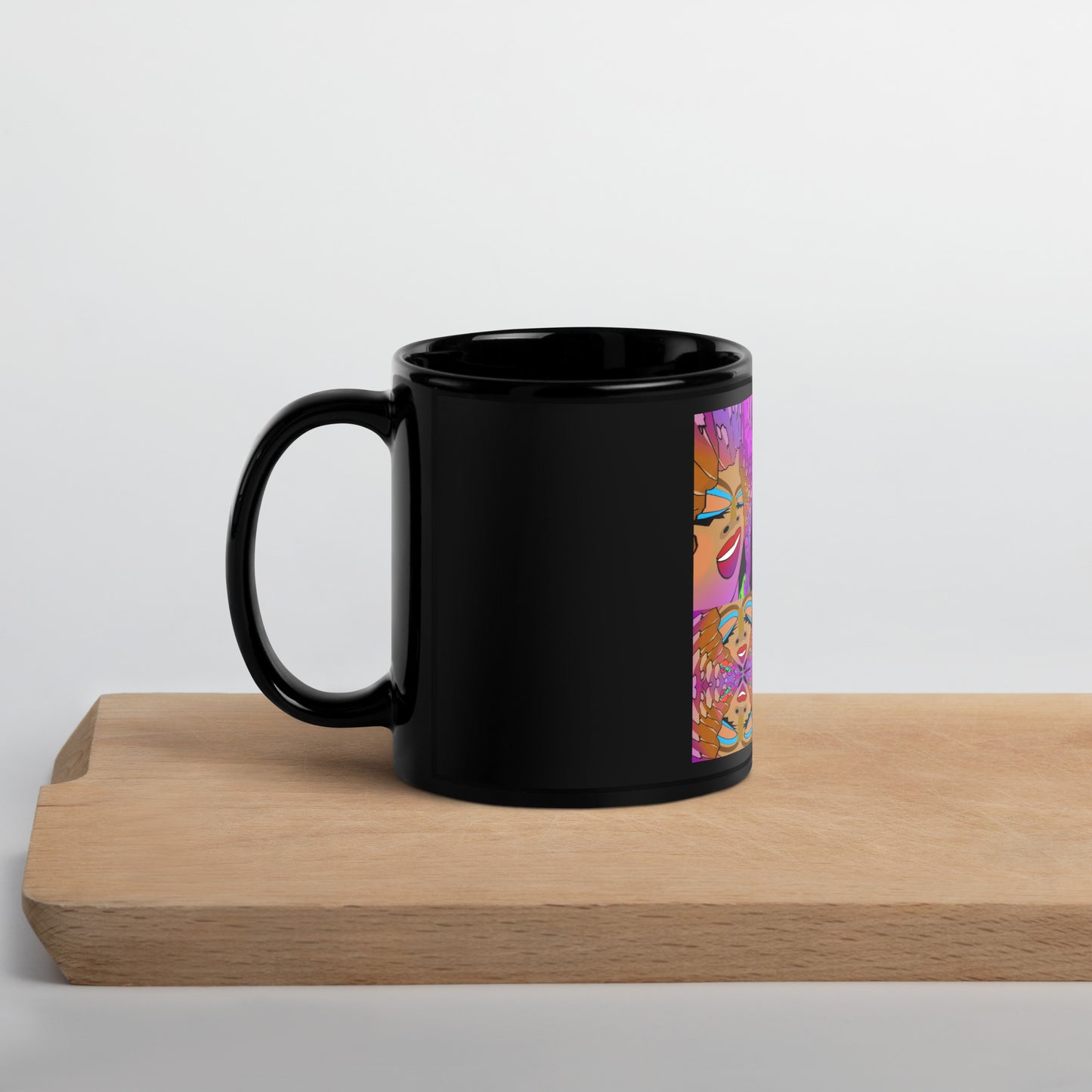 Black Glossy Mug