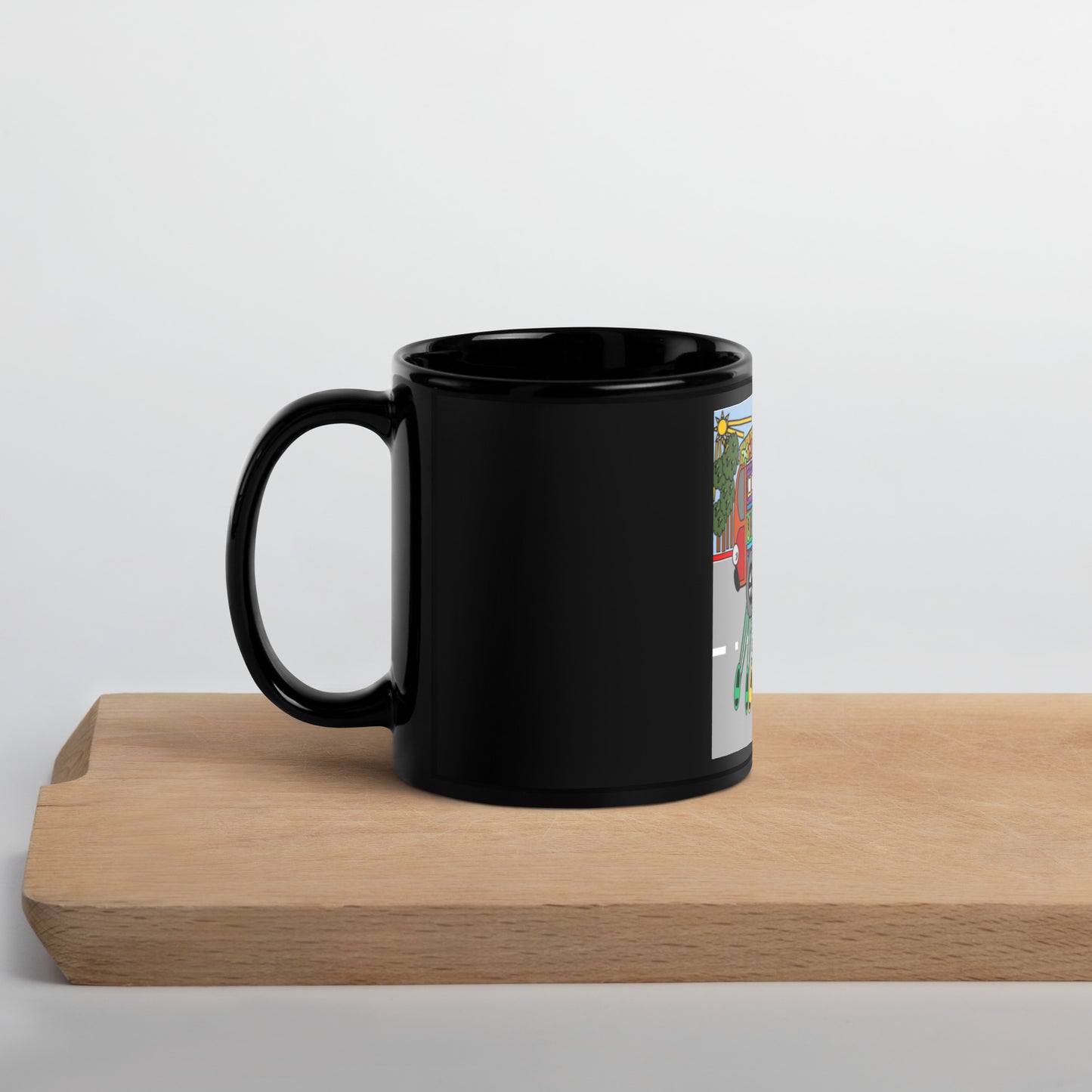 Black Glossy Mug