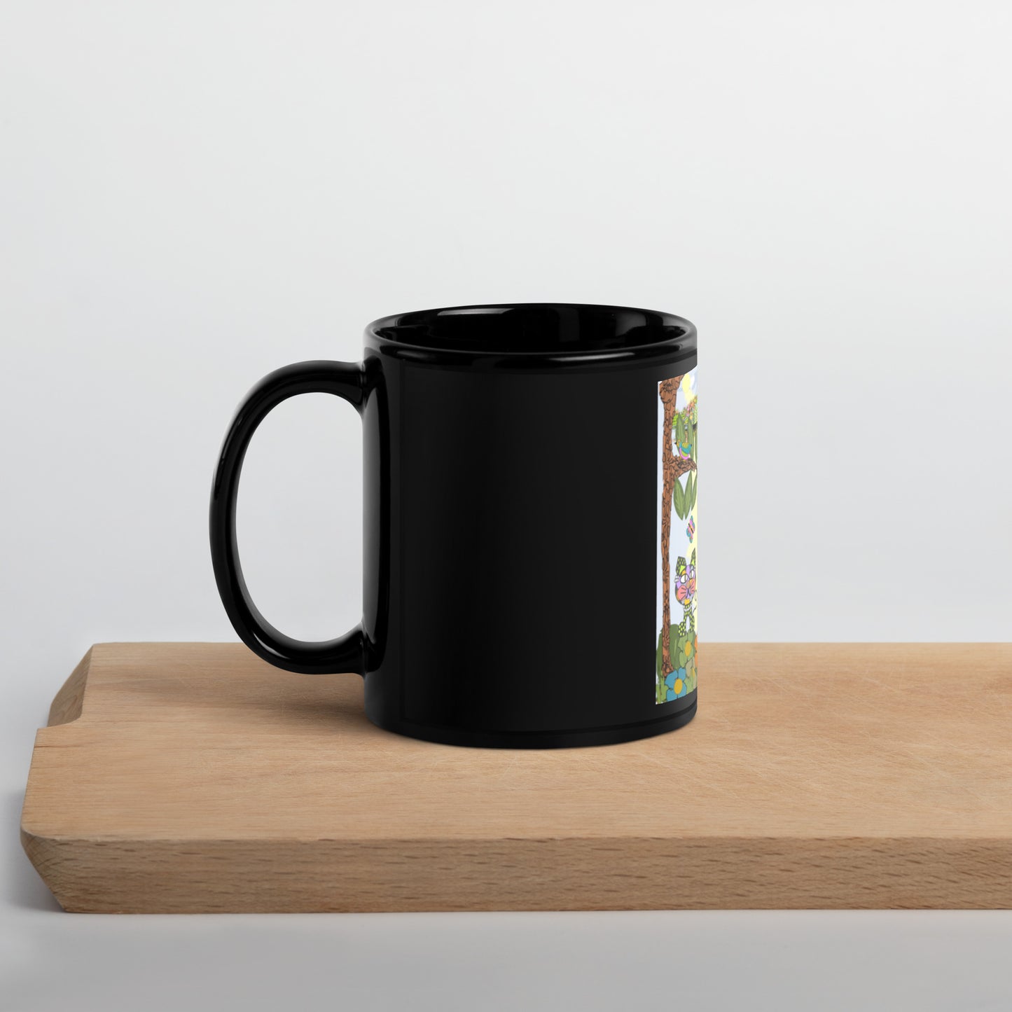 Black Glossy Mug