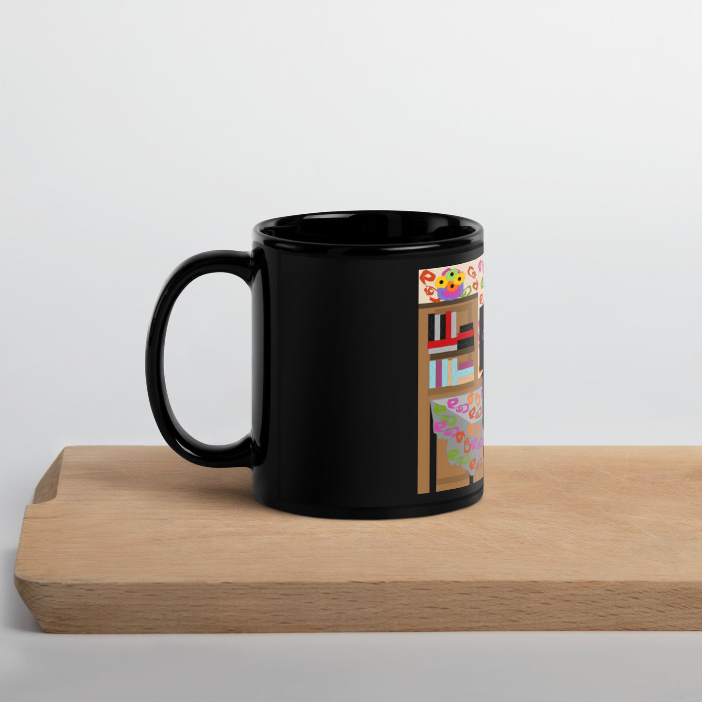 Black Glossy Mug