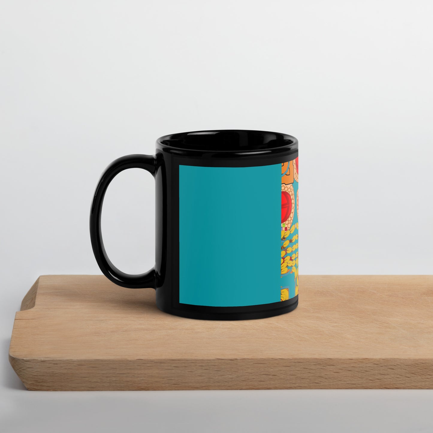 Black Glossy Mug