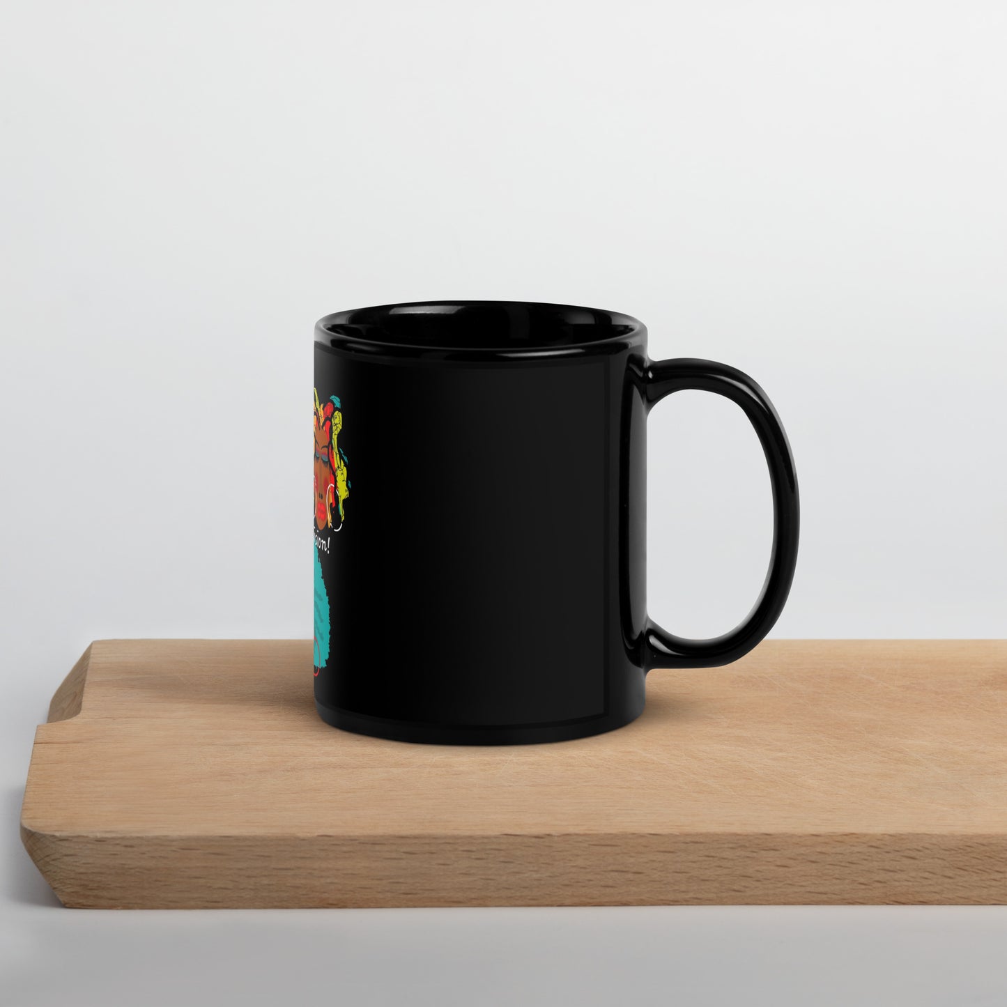 Black Glossy Mug (mbmd1)