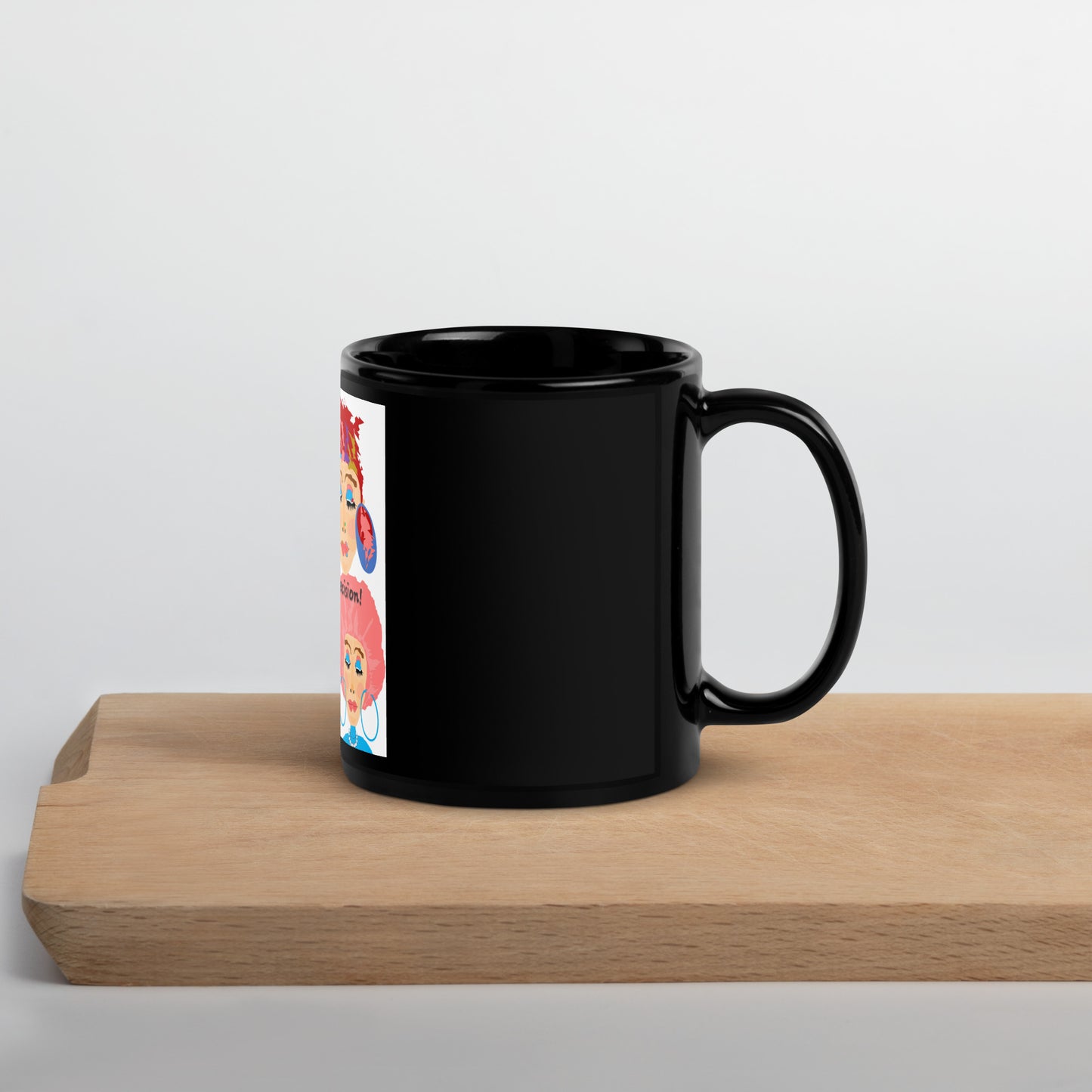 Black Glossy Mug (mbmd2)