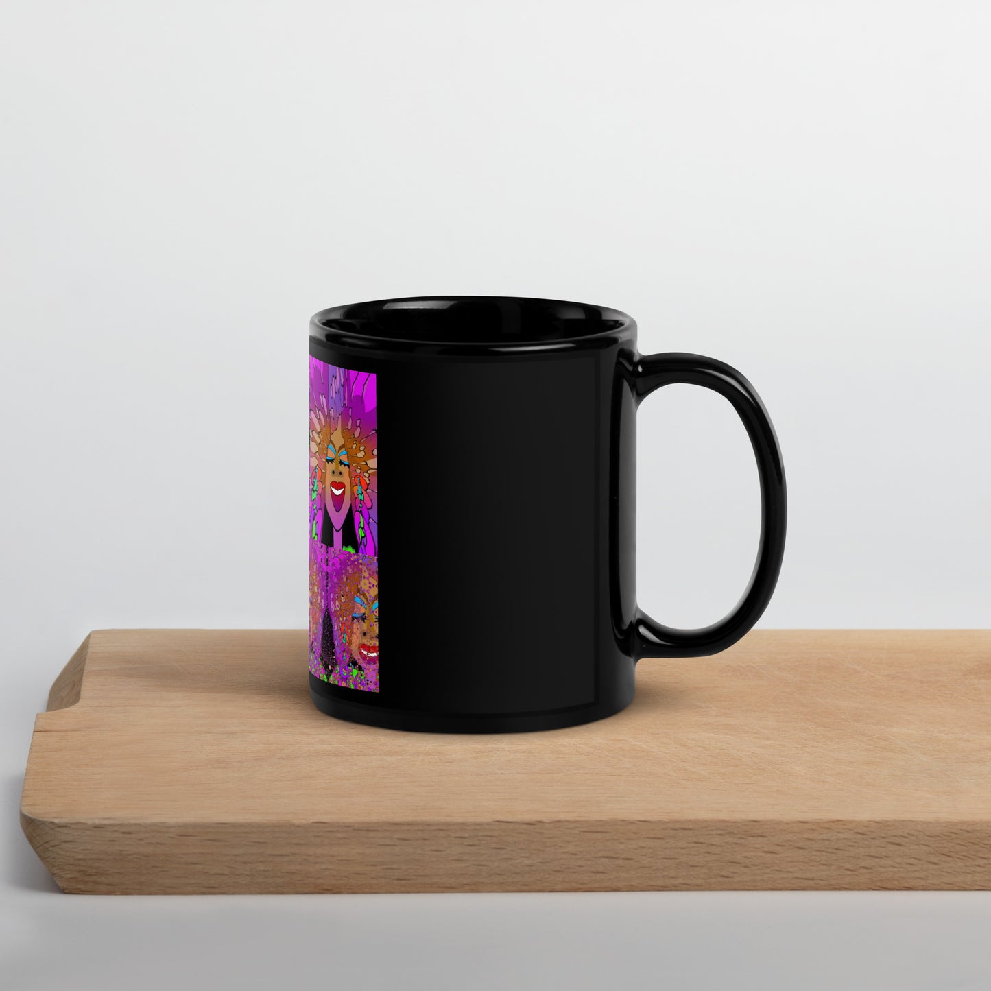 Black Glossy Mug