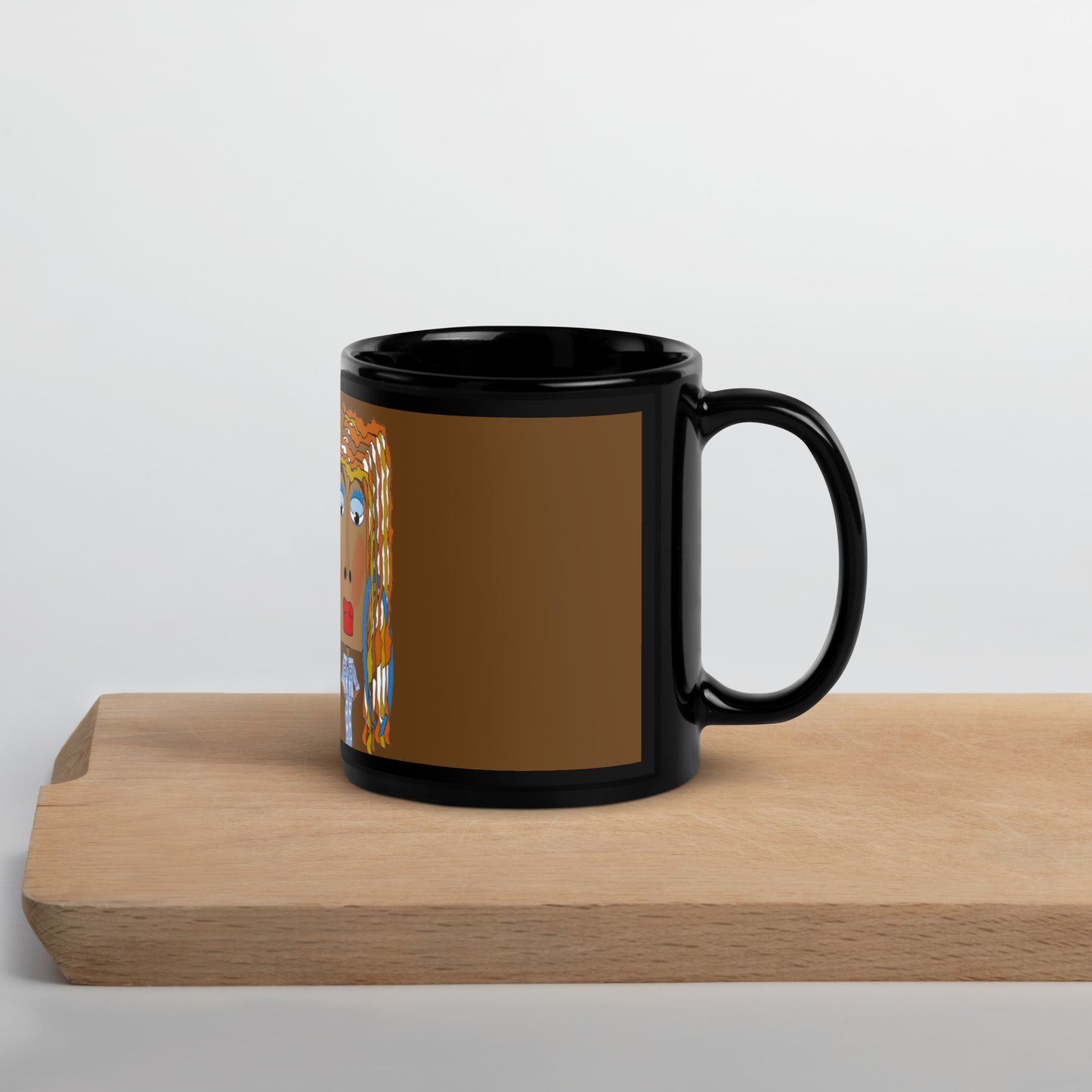 Black Glossy Mug