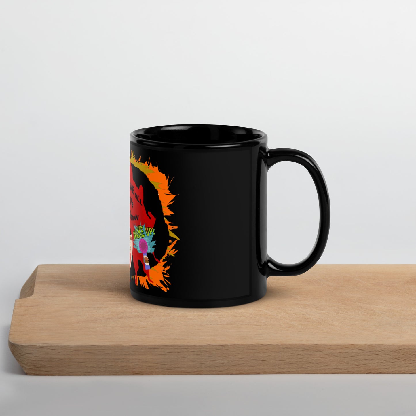 Black Glossy Mug