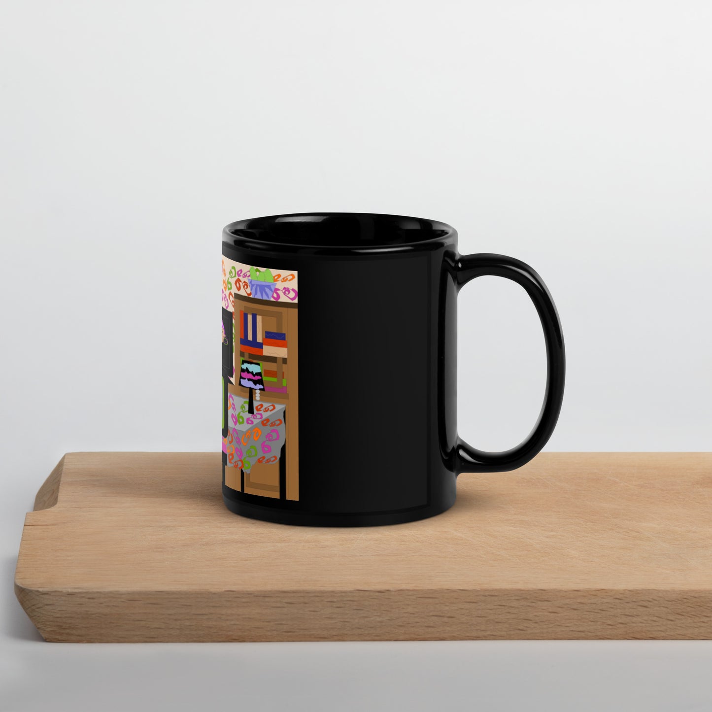 Black Glossy Mug