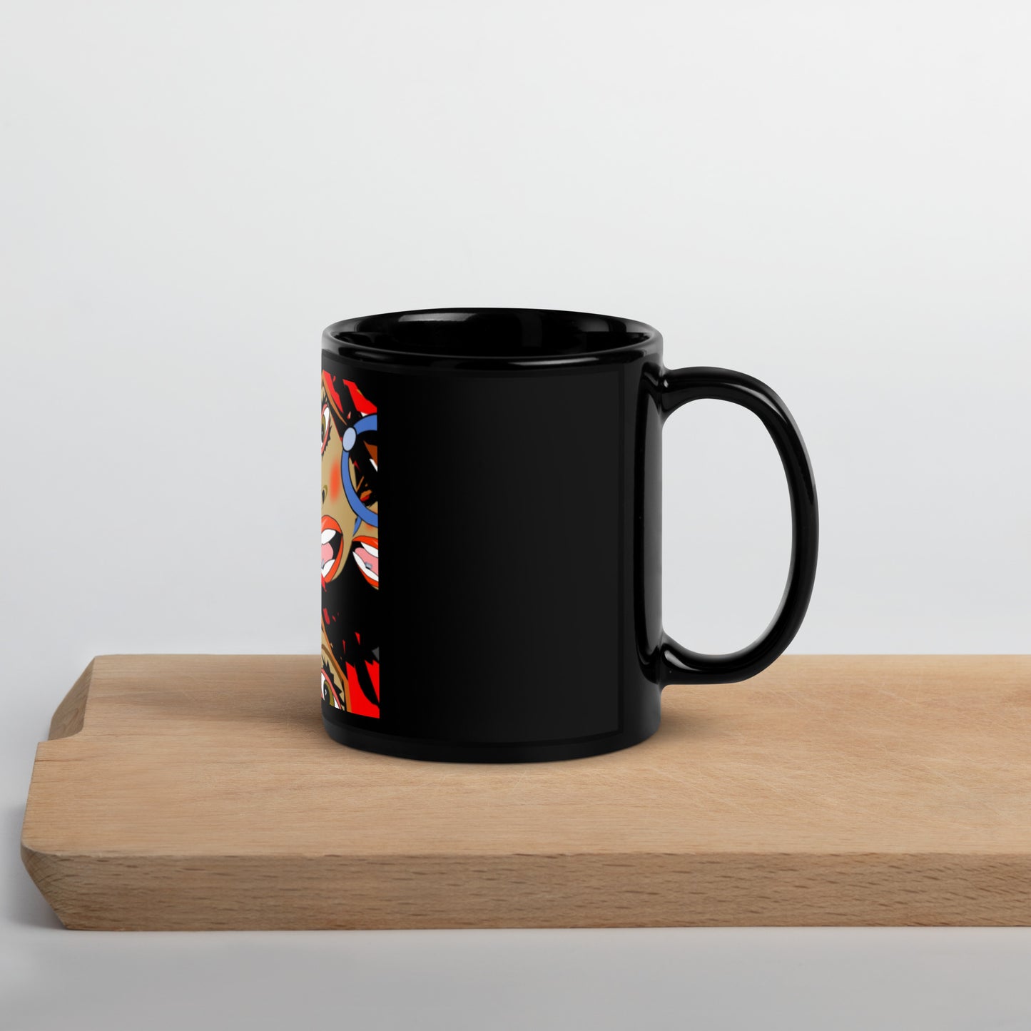 Black Glossy Mug