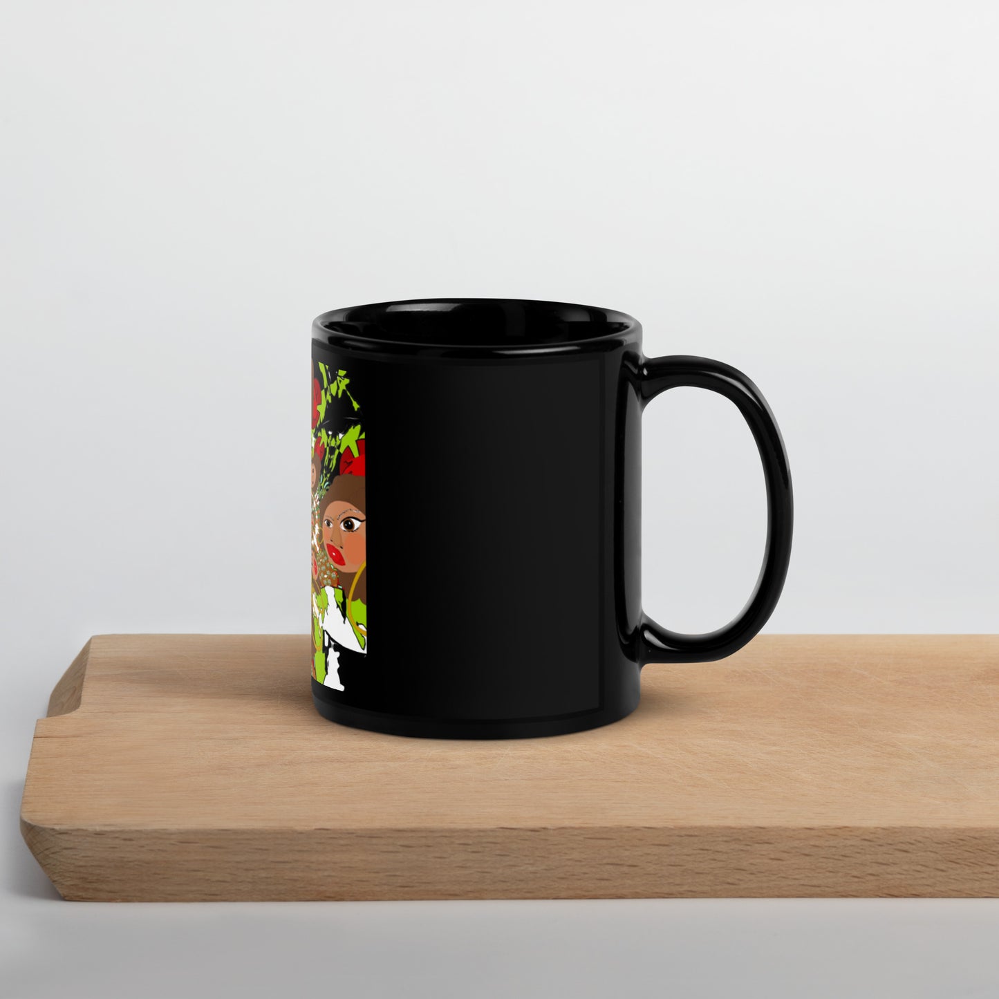 Black Glossy Mug