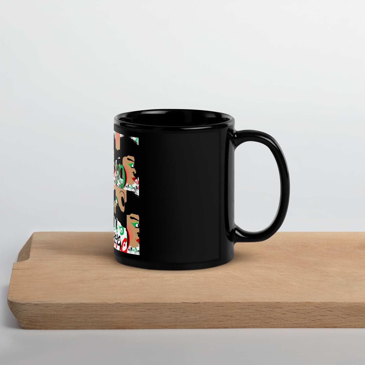 Black Glossy Mug