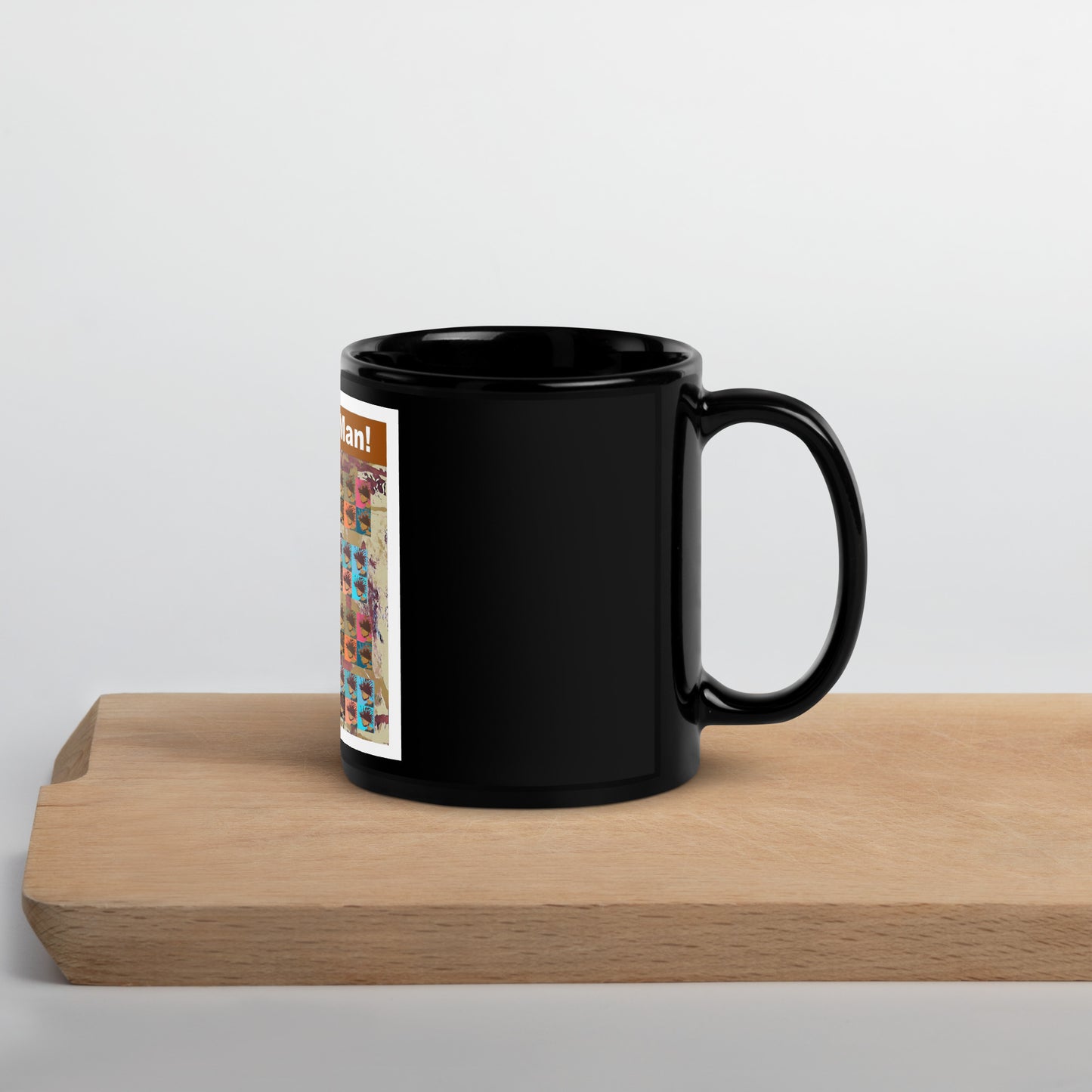 Black Glossy Mug