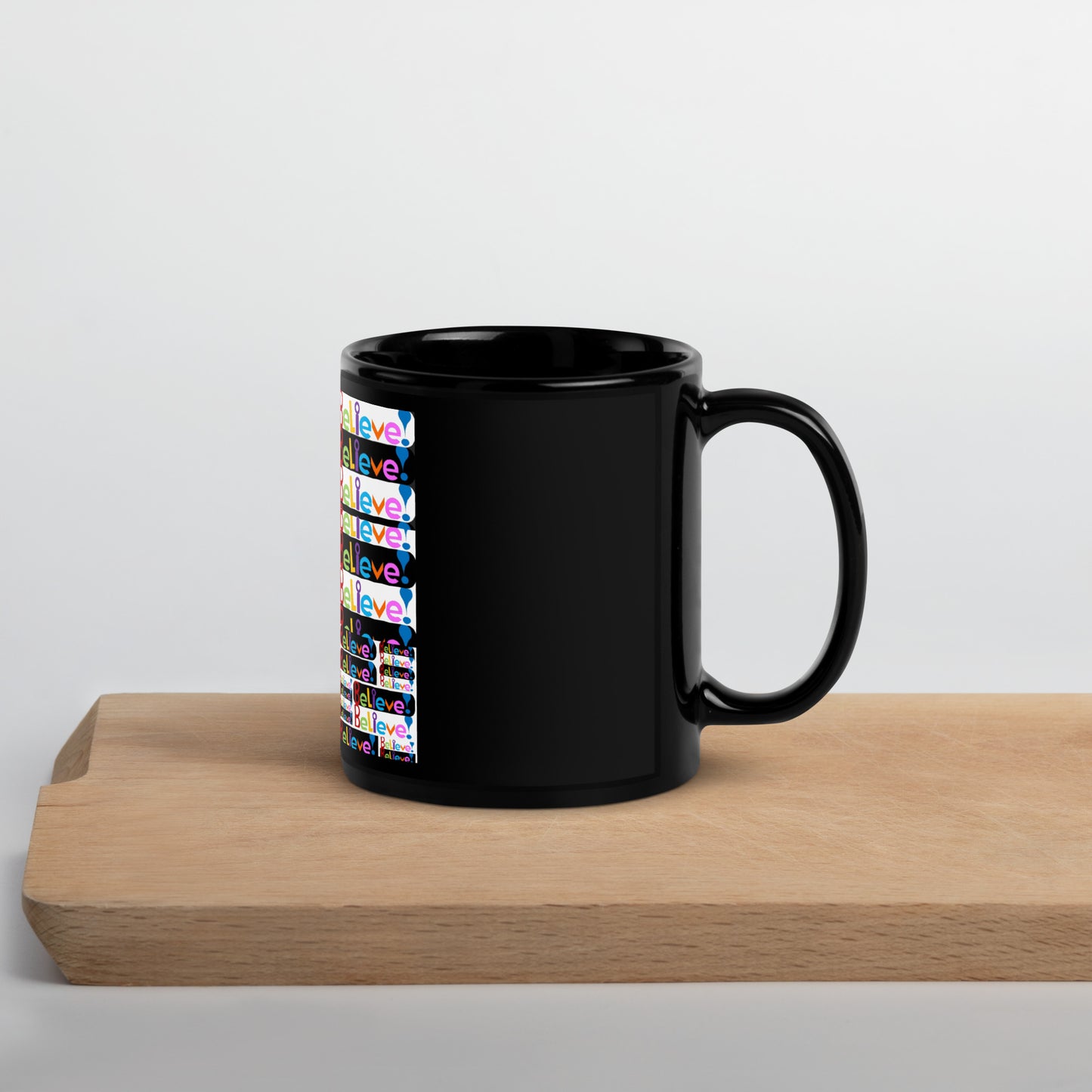 Black Glossy Mug