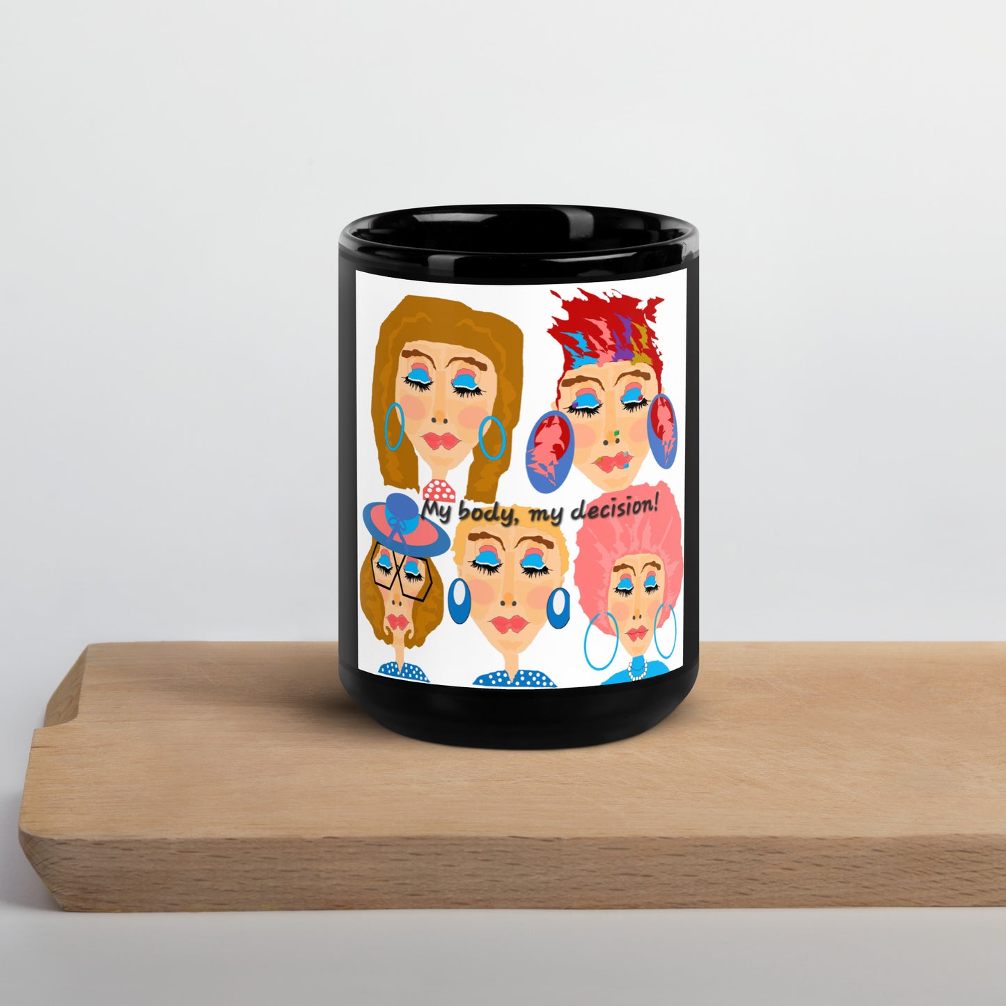 Black Glossy Mug (mbmd2)