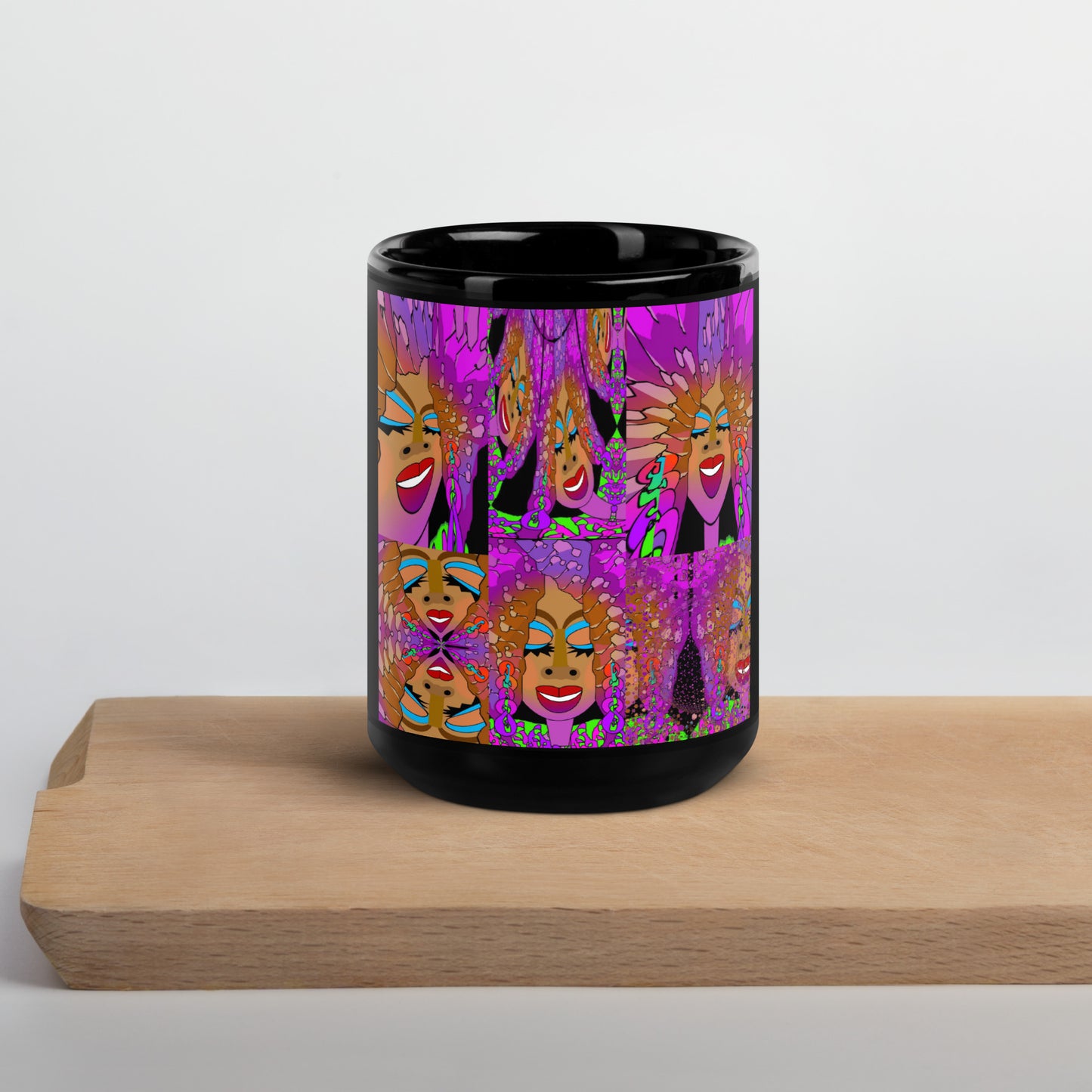 Black Glossy Mug