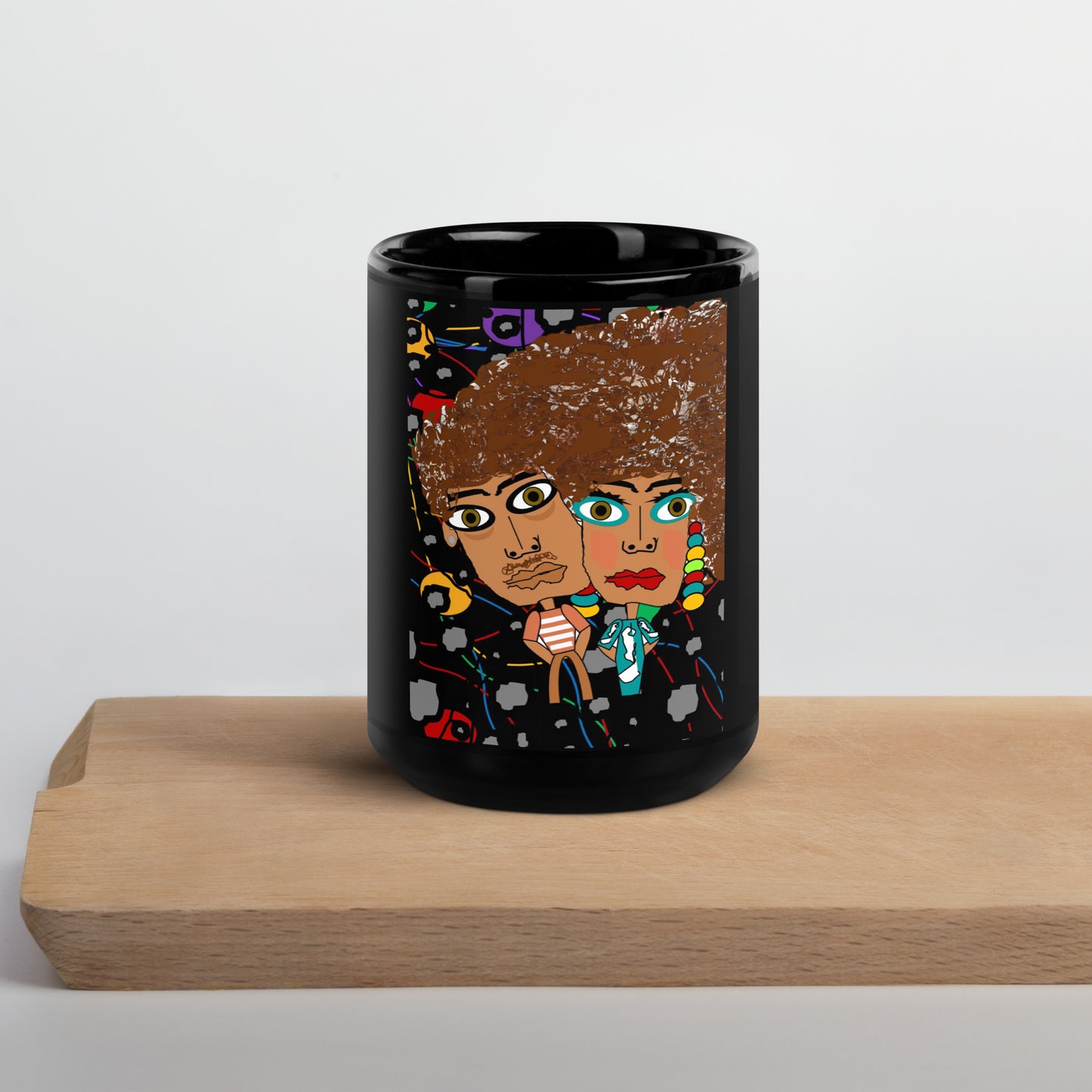 Black Glossy Mug