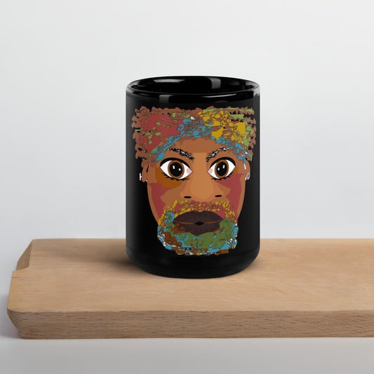 Black Glossy Mug