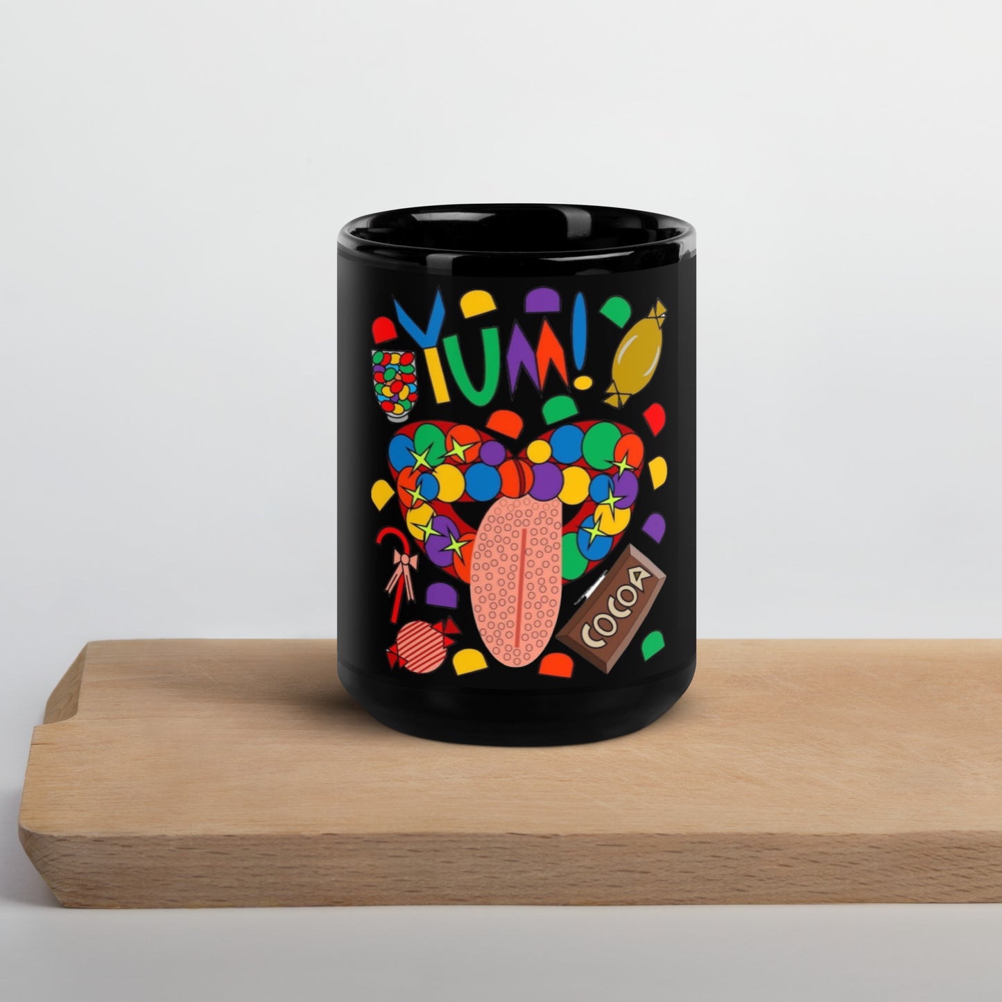 Black Glossy Mug