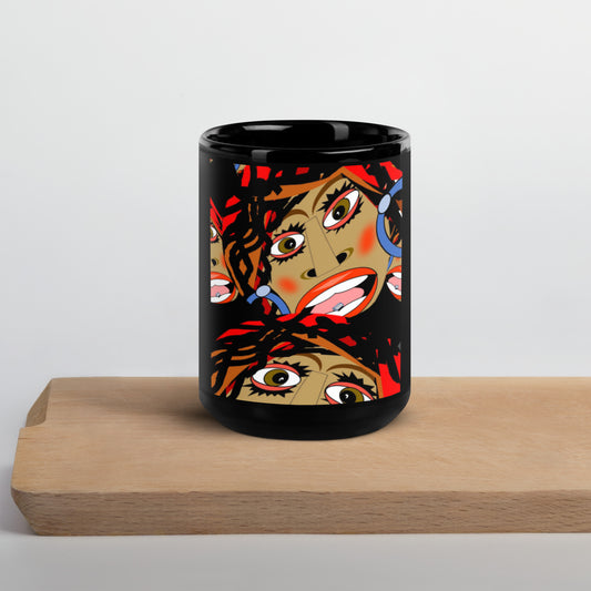 Black Glossy Mug