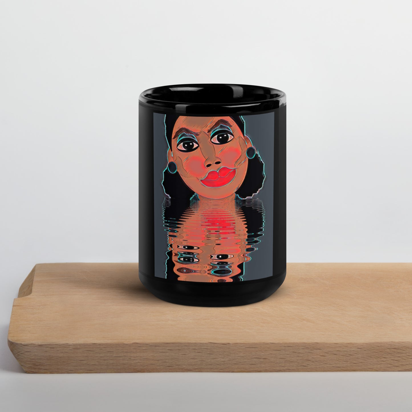 Black Glossy Mug