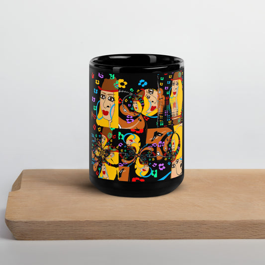 Black Glossy Mug